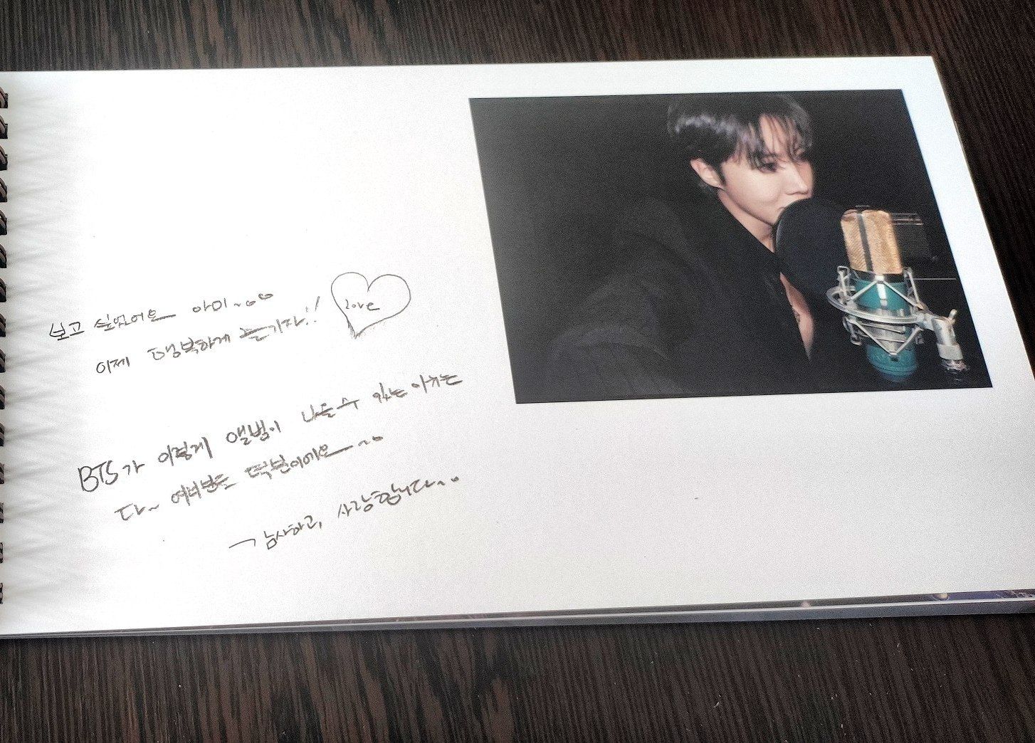 To ARMY, from J-Hope I missed you so much! Let's enjoy life now