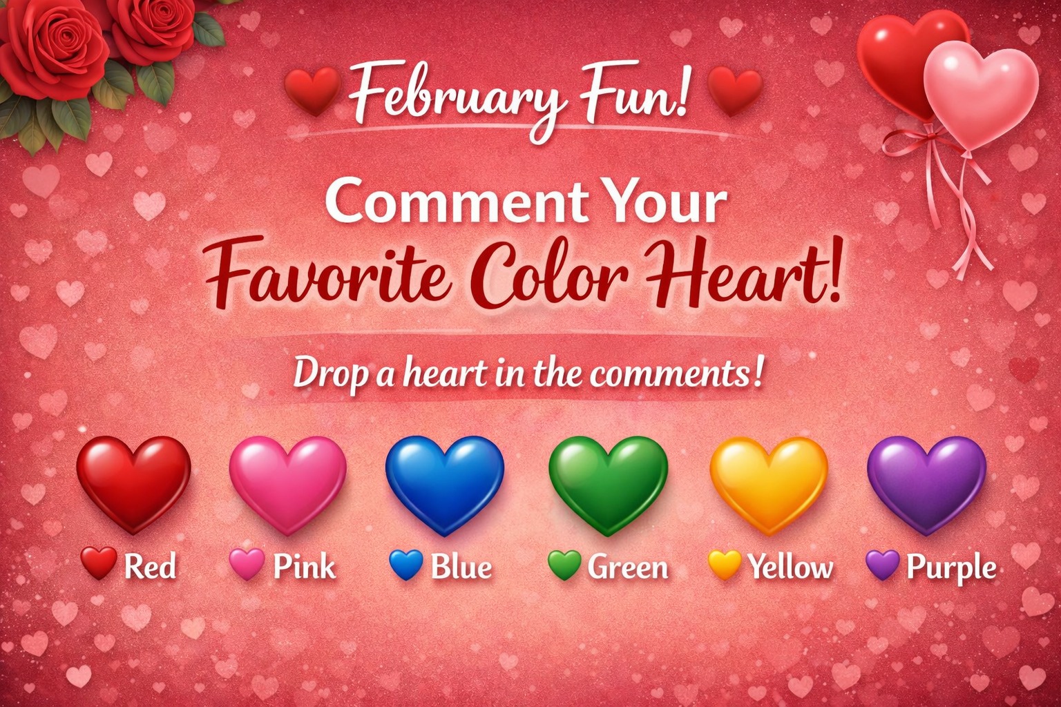 Shared - 💗 February Fun! 💗 Let’s spread a little love this month! 👉 ...
