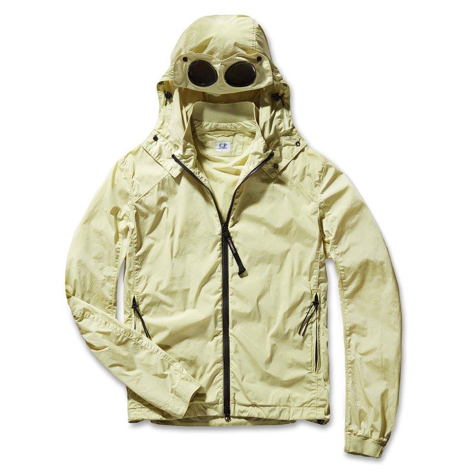 C.P. - The iconic Goggle Jacket, has been updated in Nycra. The