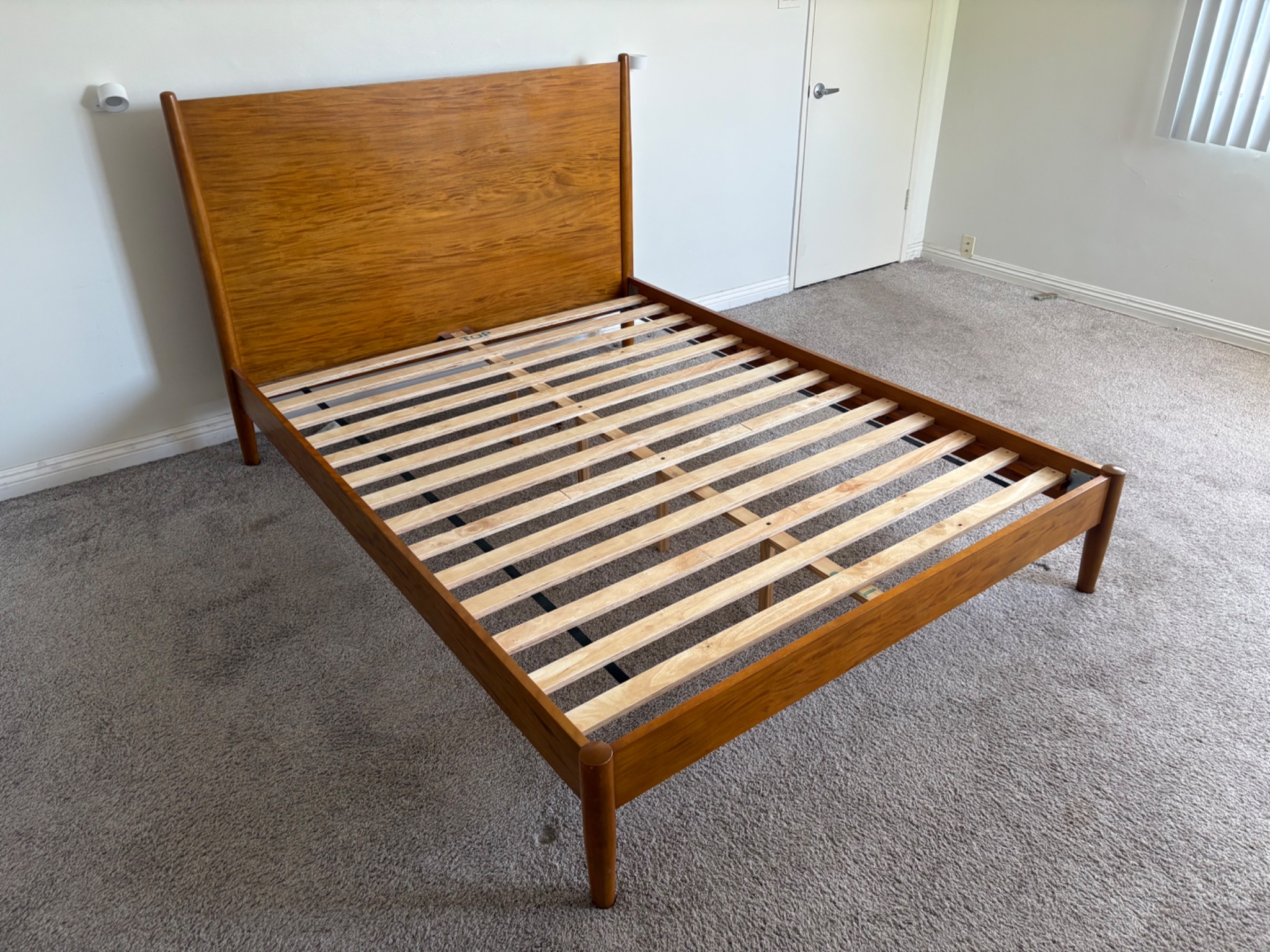 Living Spaces Alton cherry bed, - Beds & Bed Frames - Long Beach ...