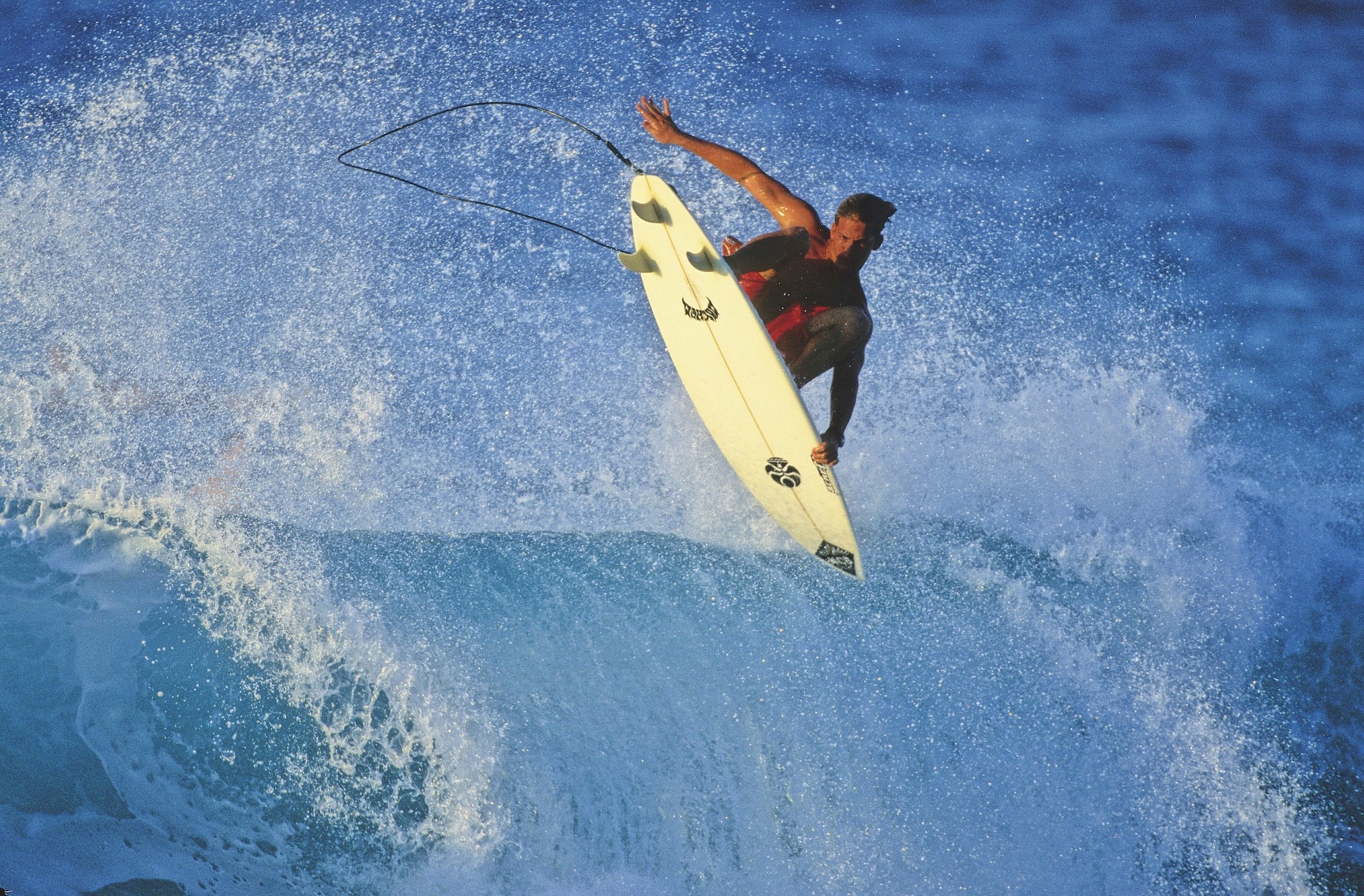 Andy Irons, Rockpile, 1996. “Surfer magazine had a house on the