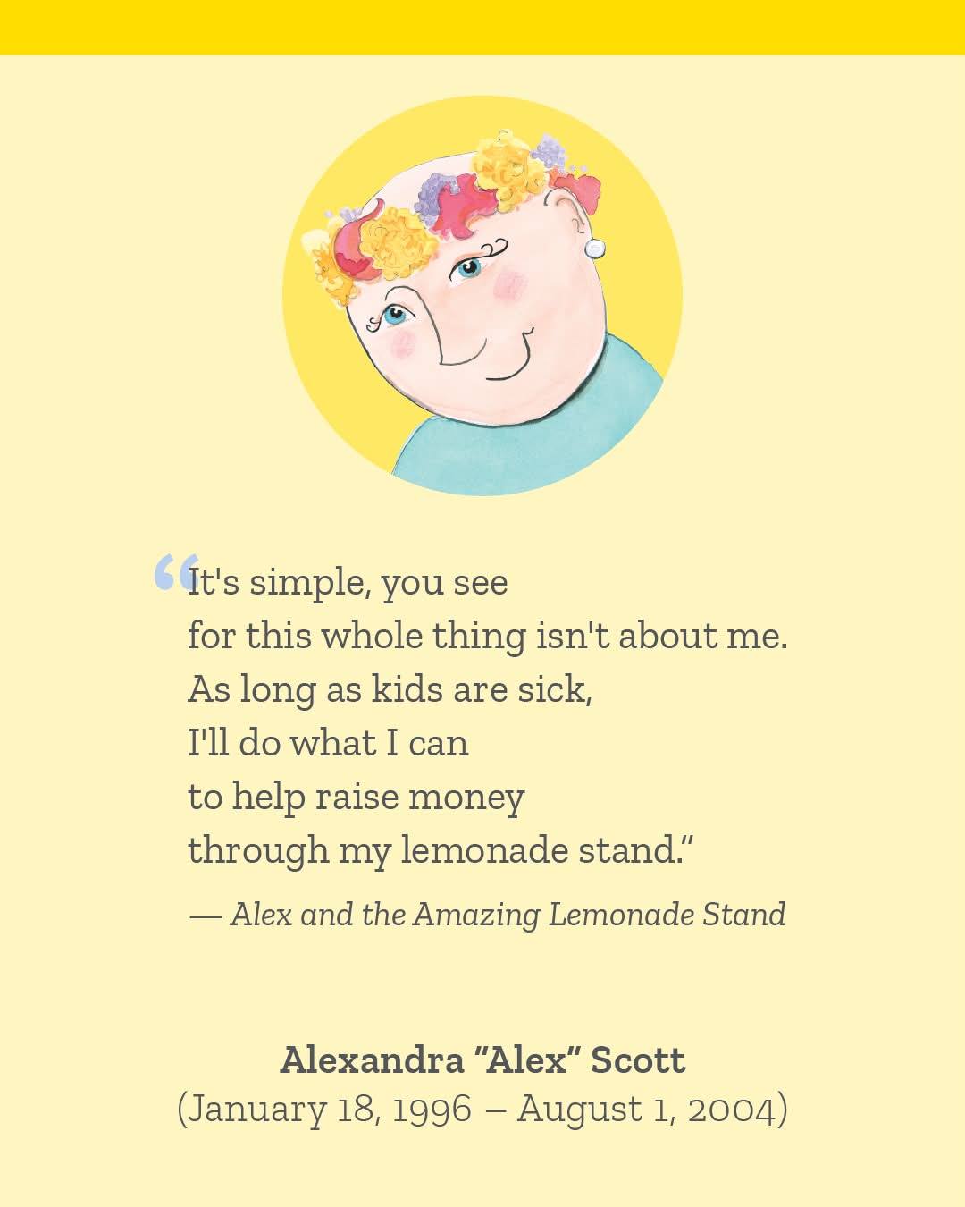 We miss Alex with every breath, but we embrace her legacy with all