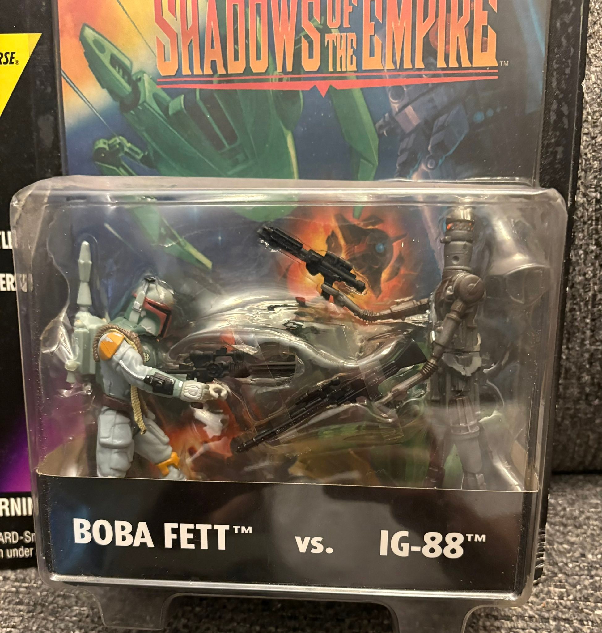 My Boba Fett vs IG-88 set. CONTLY STAP みイ Kenner Kenner SHADONE 