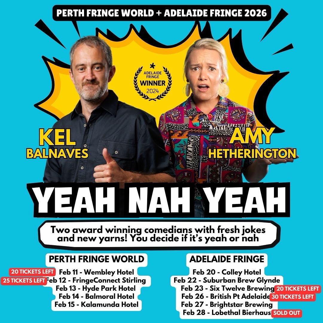 Kel - 🤟TOUR STARTS TODAY!🤟 We’re over in Perth and champing at the bit ...