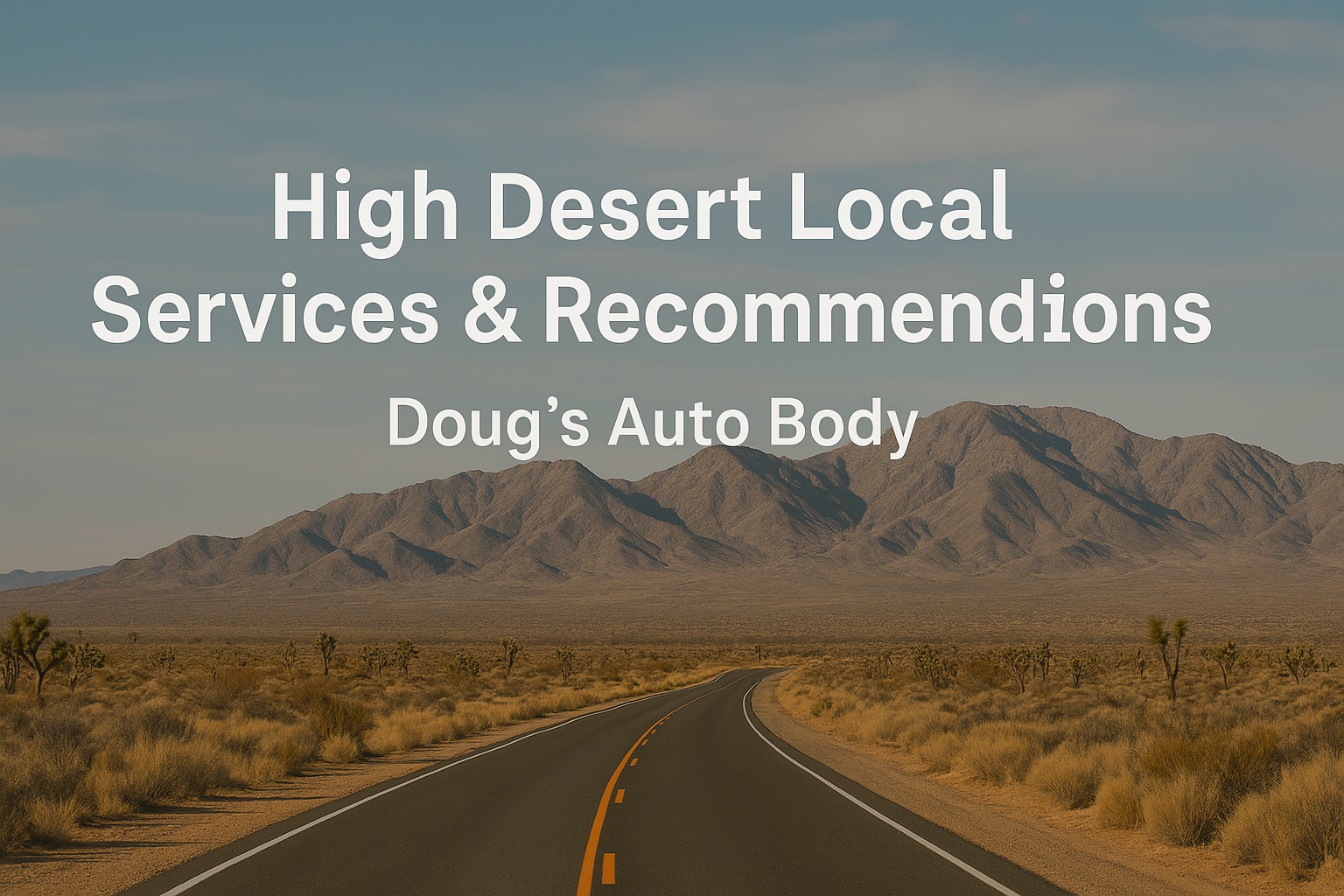 High Desert Local Services & Recommendations | Facebook