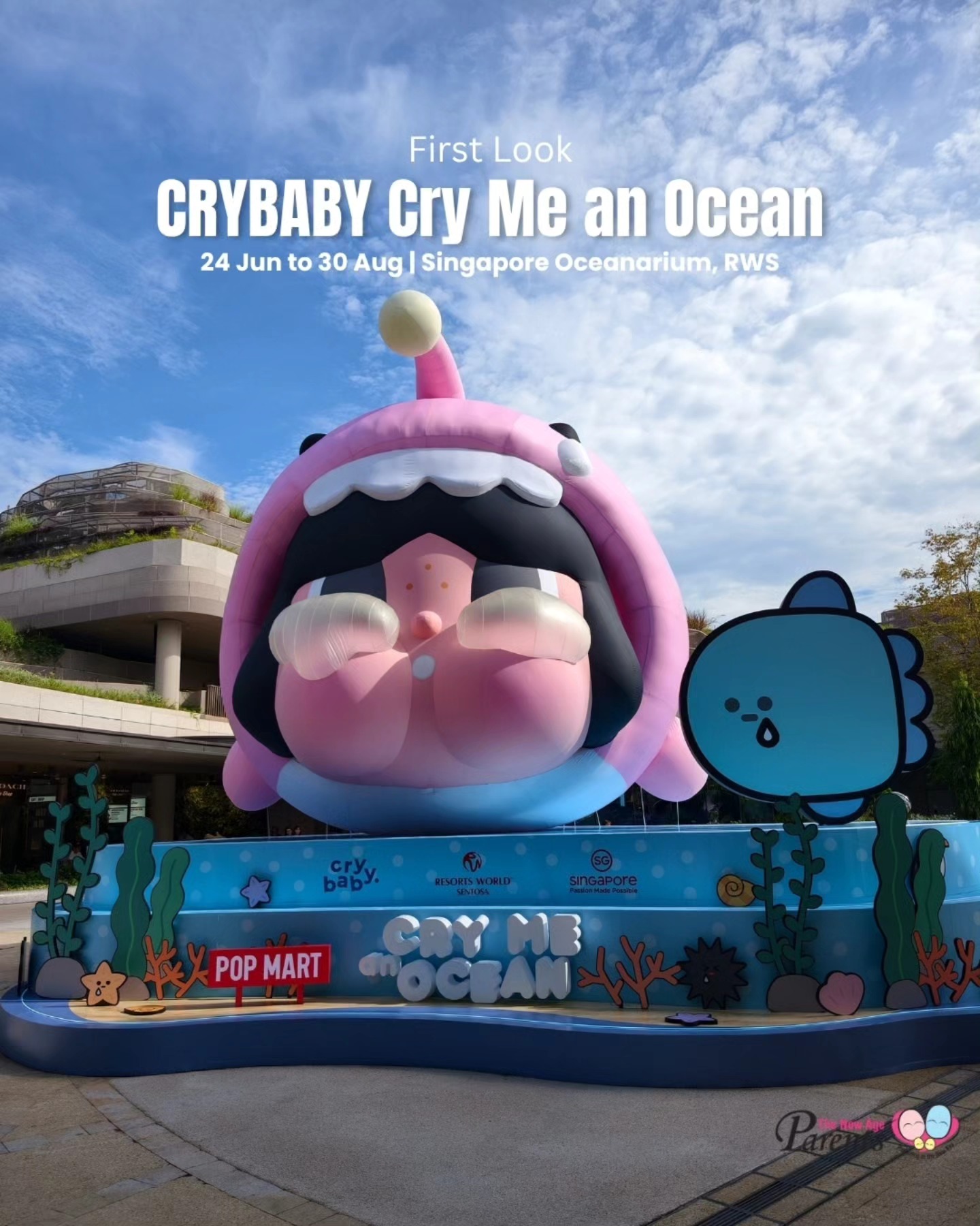 ? SNEAK PEEK: CRYBABY Makes a Splash at Singapore Oceanarium! We 