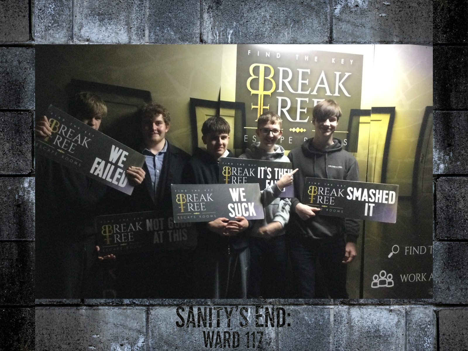 Break - This team didn't escape the asylum in time and now their souls ...