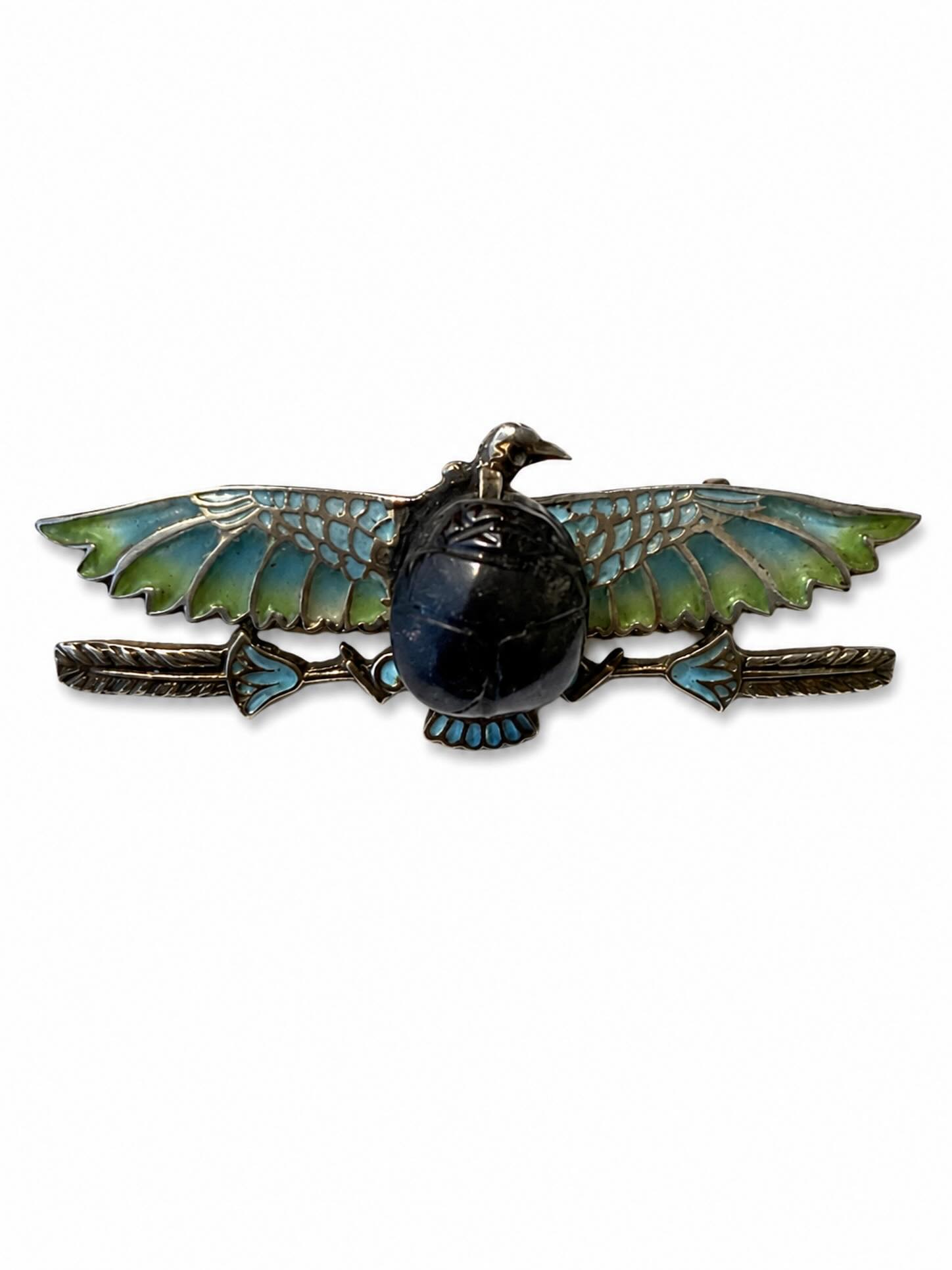 スカラベ・プリカジュールブローチ 1920年頃フランス製?? 本日より 
