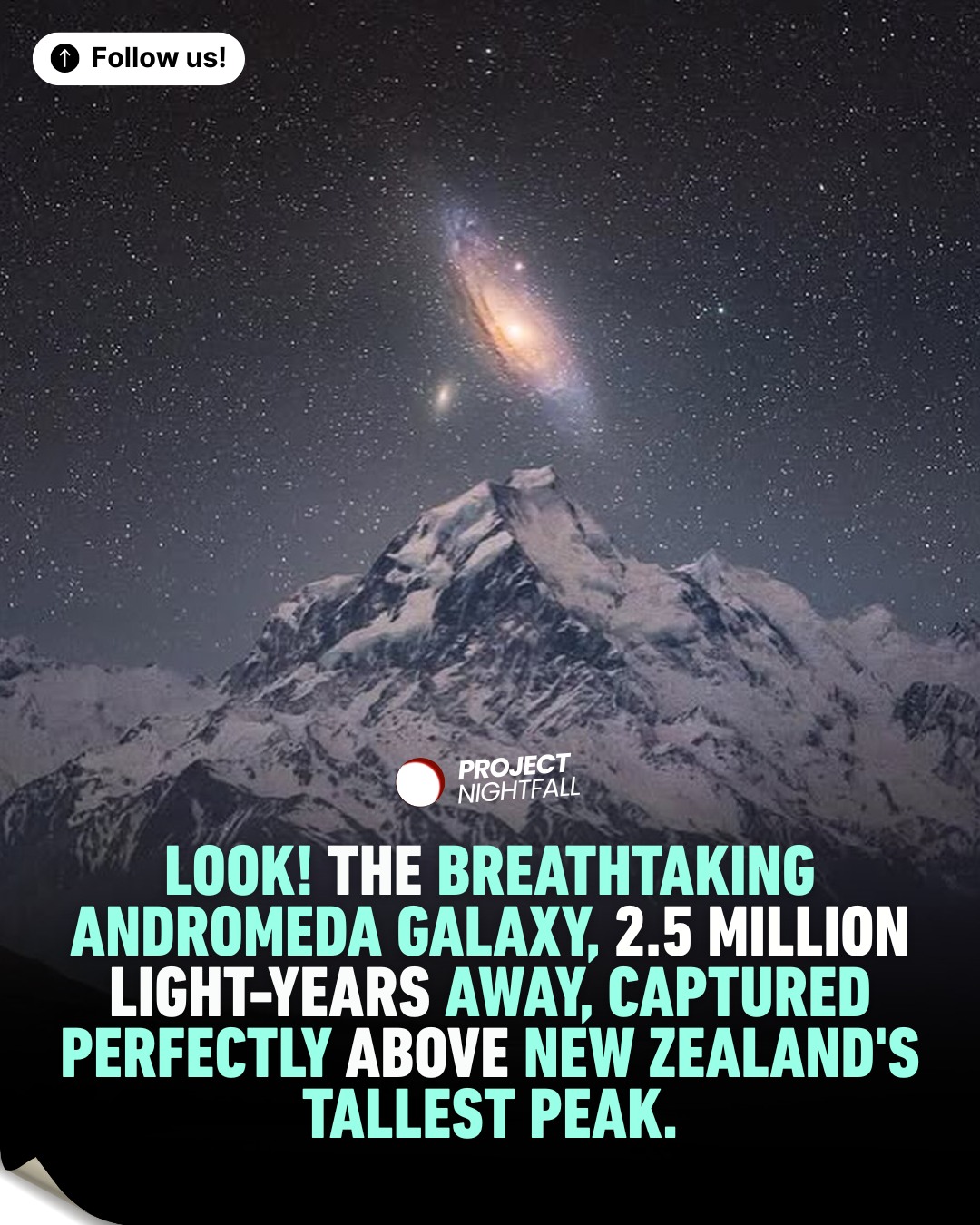 Project - The light in this photo left Andromeda before humans existed ...