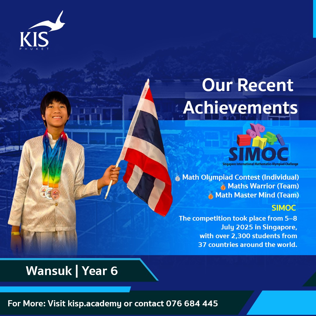 🏅 A triple... - Kajonkiet International School Phuket - KIS | Facebook