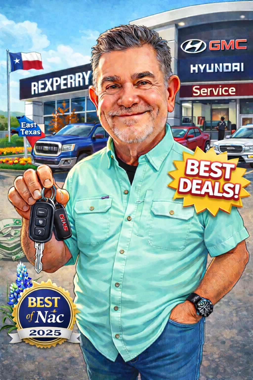 I kept seeing this caricature trend... - Rex Perry Autoplex | Facebook