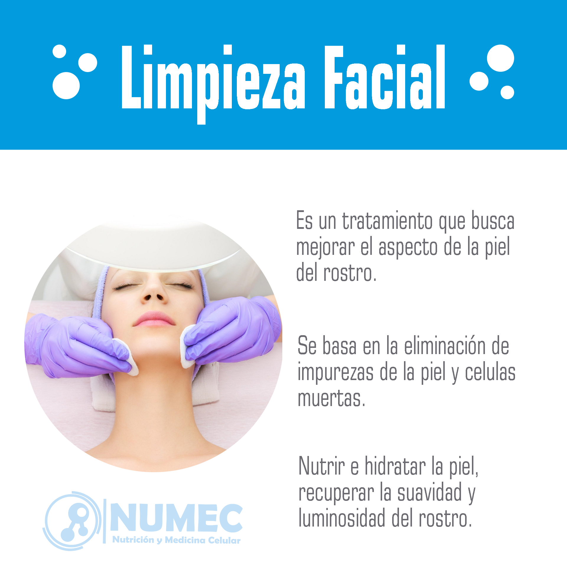 La limpieza facial... - NUMEC - Nutrición y Medicina Celular