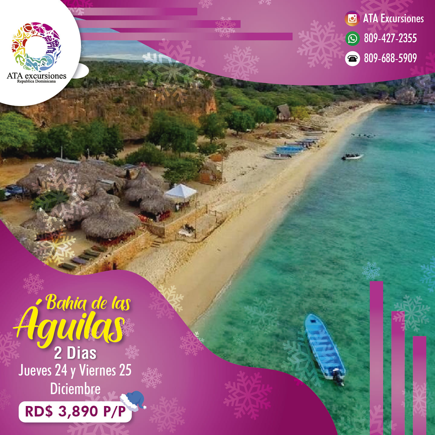 ATA Excursiones Republica Dominicana - BAHÍA DE LAS ÁGUILAS (2 DÍAS) RD ...
