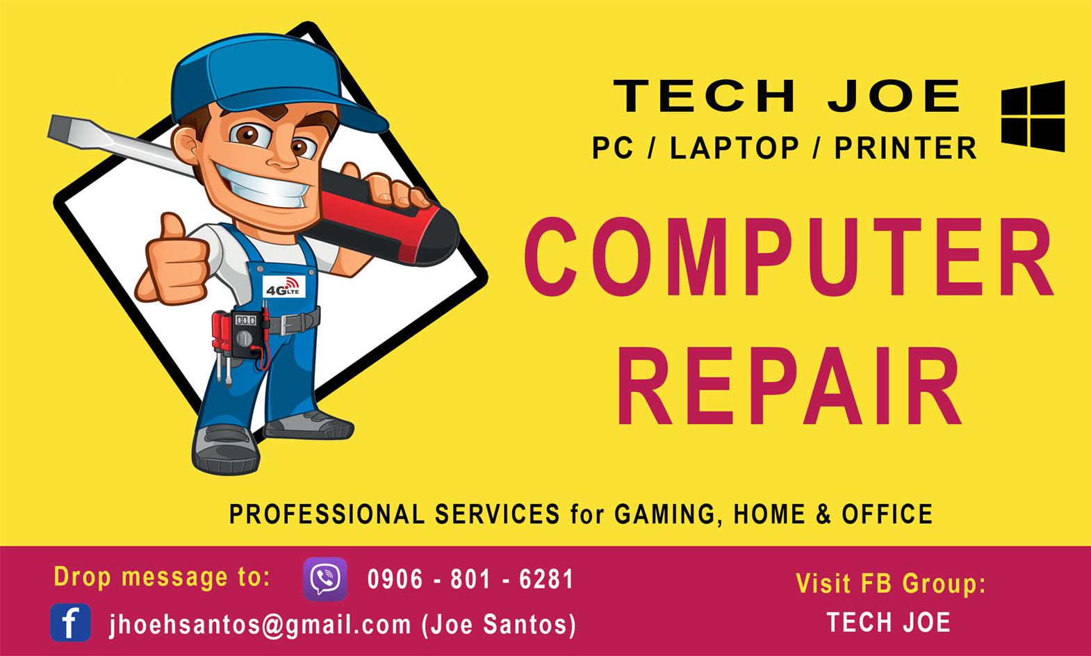 PC Laptop Printer Services - Tech Joe | Facebook