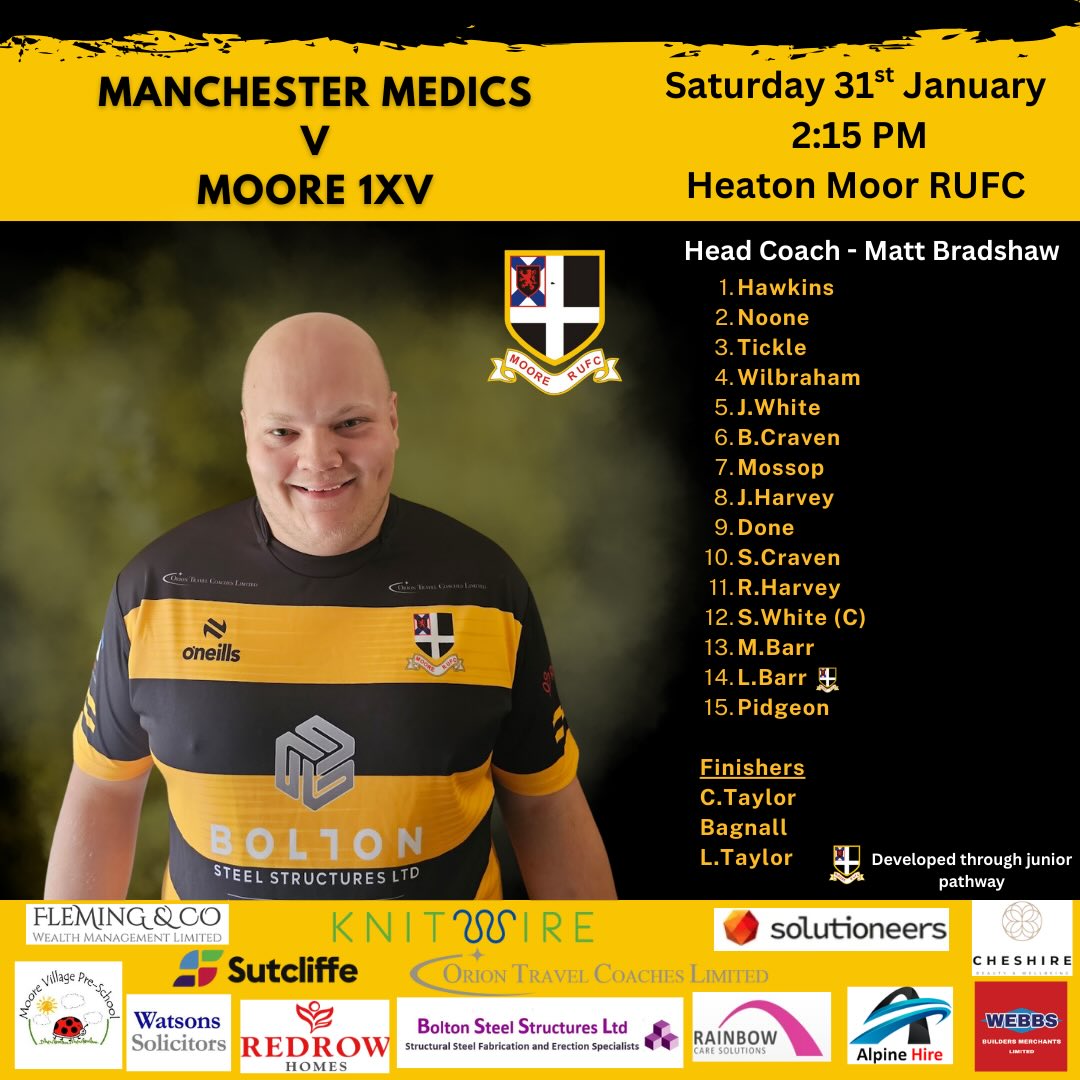 Moore RUFC | Warrington