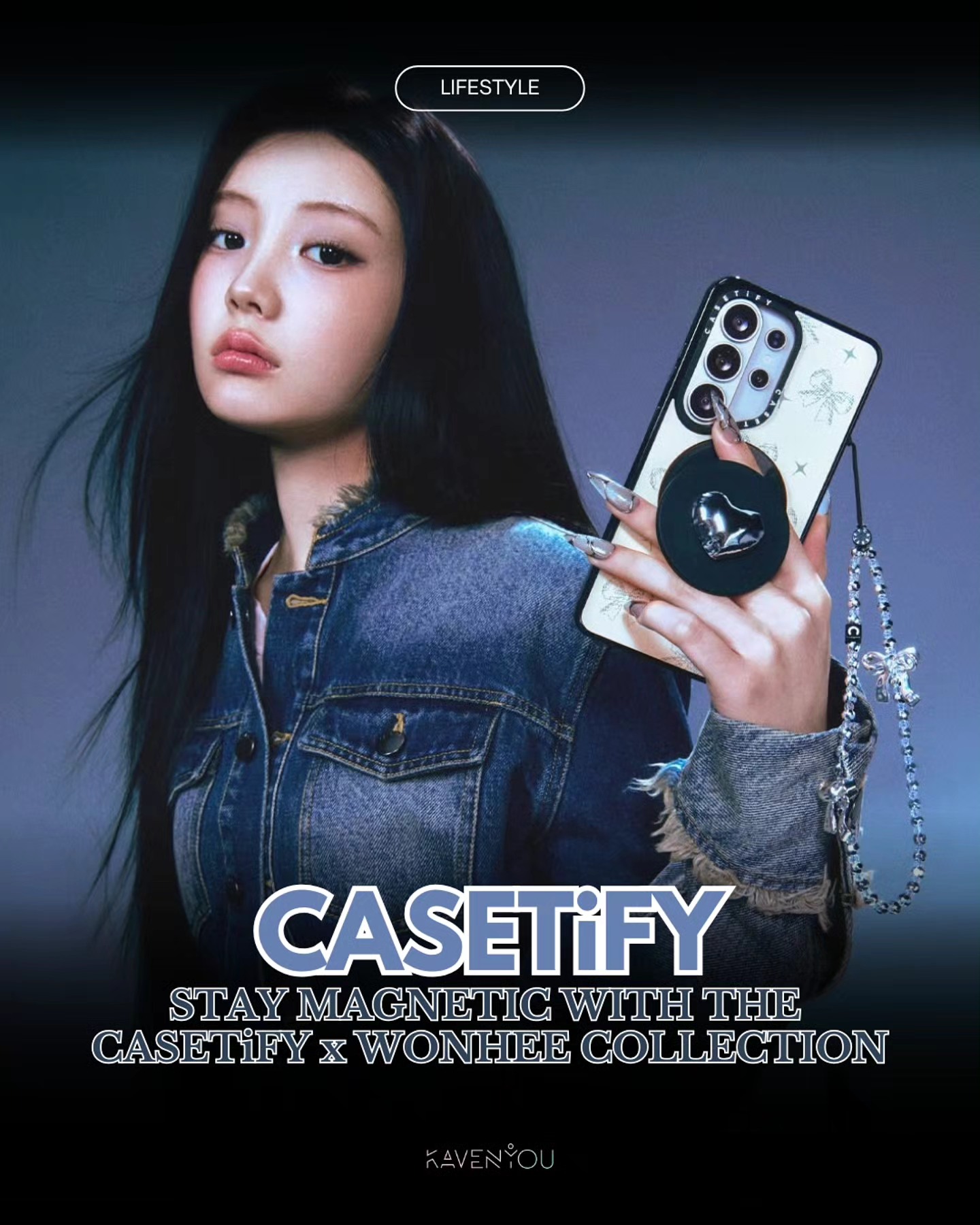 CASETiFY teams up with WONHEE of ILLIT for a playful, edgy Y2K