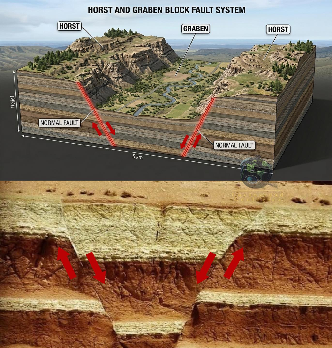 ⛰️Cuando la corteza se estira, no... - Curiosidad geológica | Facebook