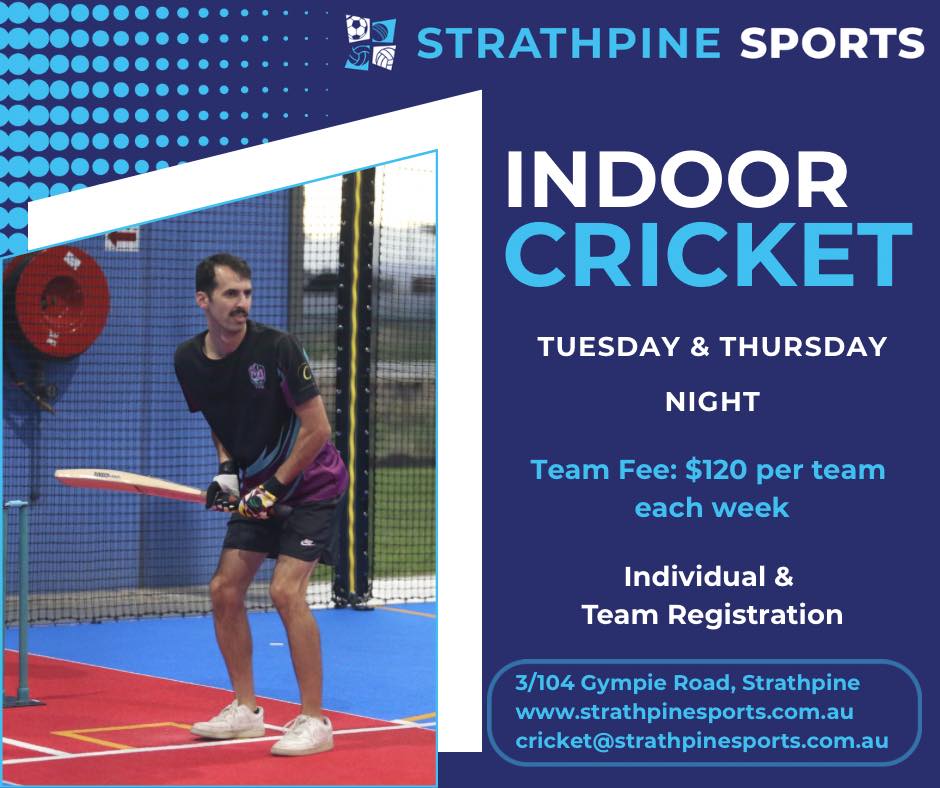 🏏 INDOOR CRICKET IS ON AT STRATHPINE... - Strathpine Sports | Facebook