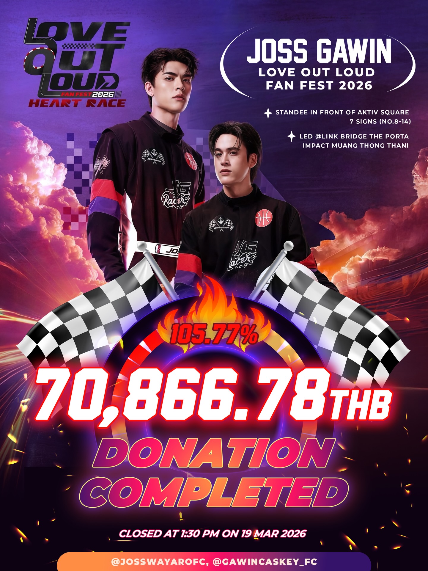 Joss - LOVE OUT LOUD FAN FEST 2026 : HEART RACE 🏎️🏁 💜❤️JOSS