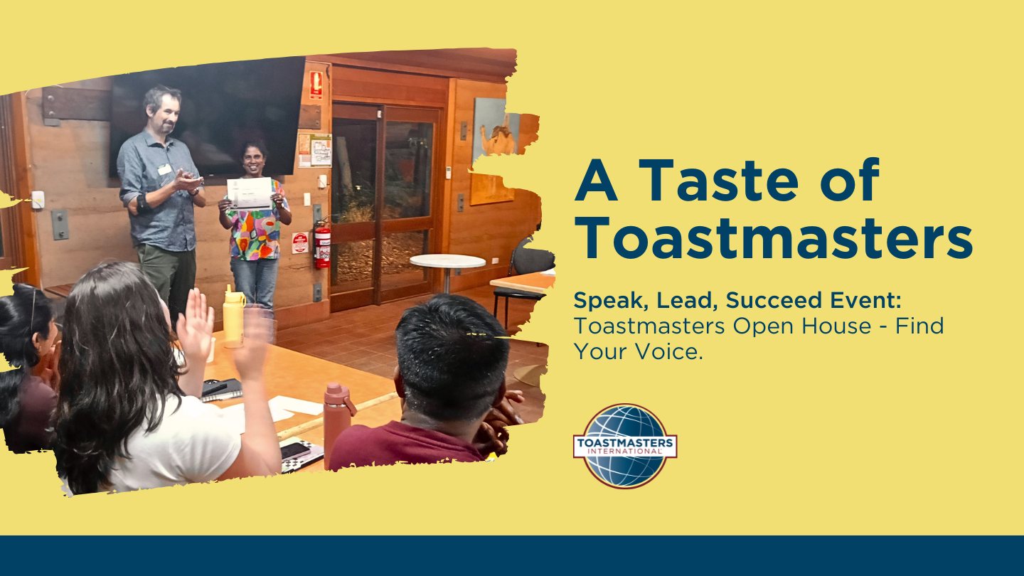 Alice Springs Toastmasters | Alice Springs NT
