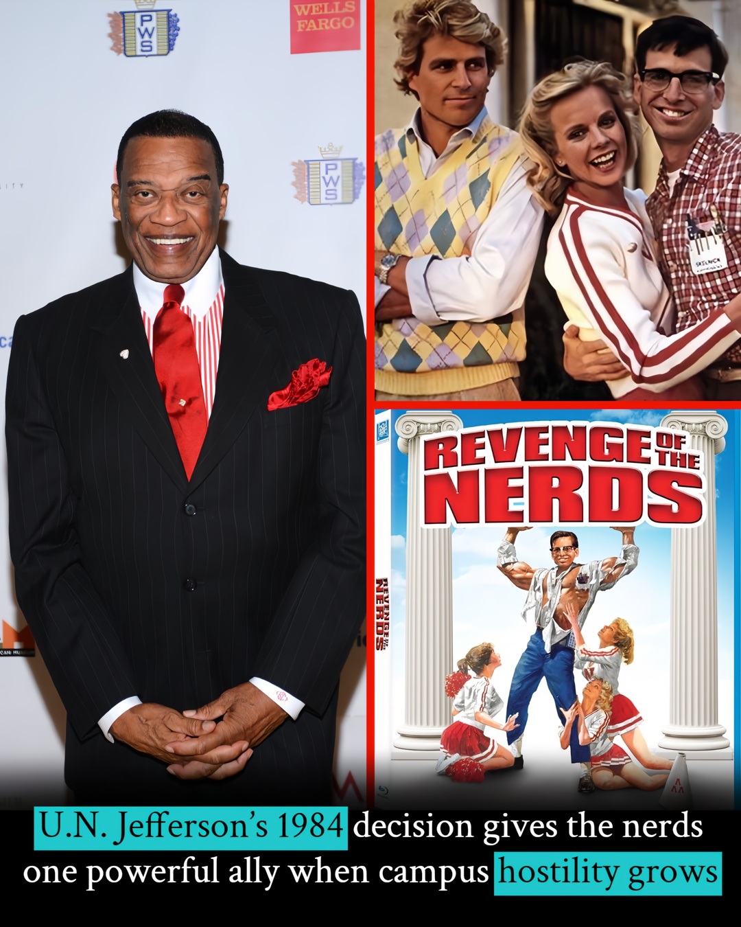 ennoy × Netflix Bernie Casey brings U.N. Jefferson into Revenge of the Nerds as