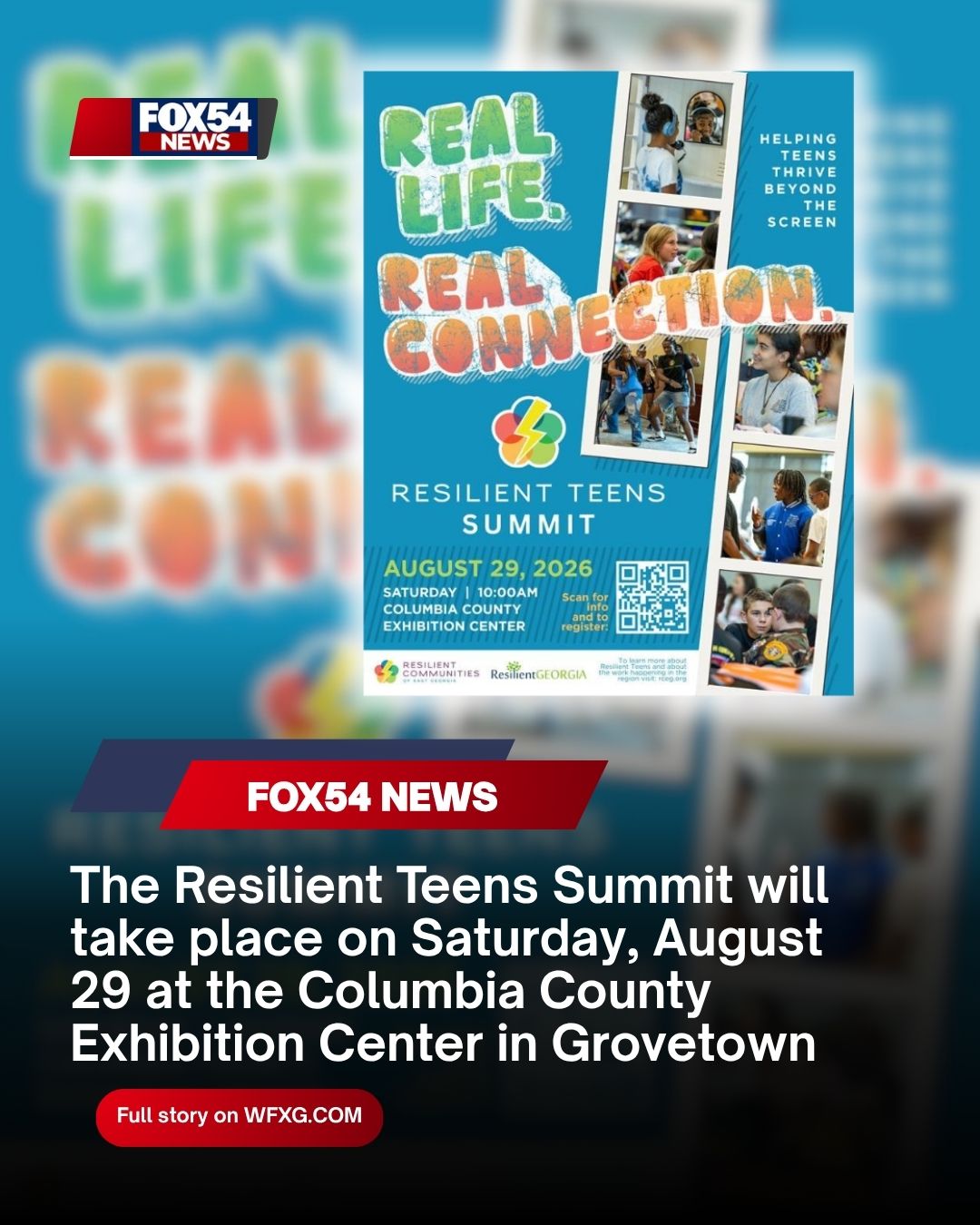 The Resilient Teens Summit will take place this Saturday, August