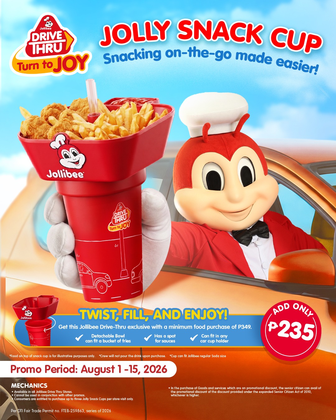 Jollibee - BEE HAPPY, #JolliFAM!!☺️🥳🤗🥰✨ This