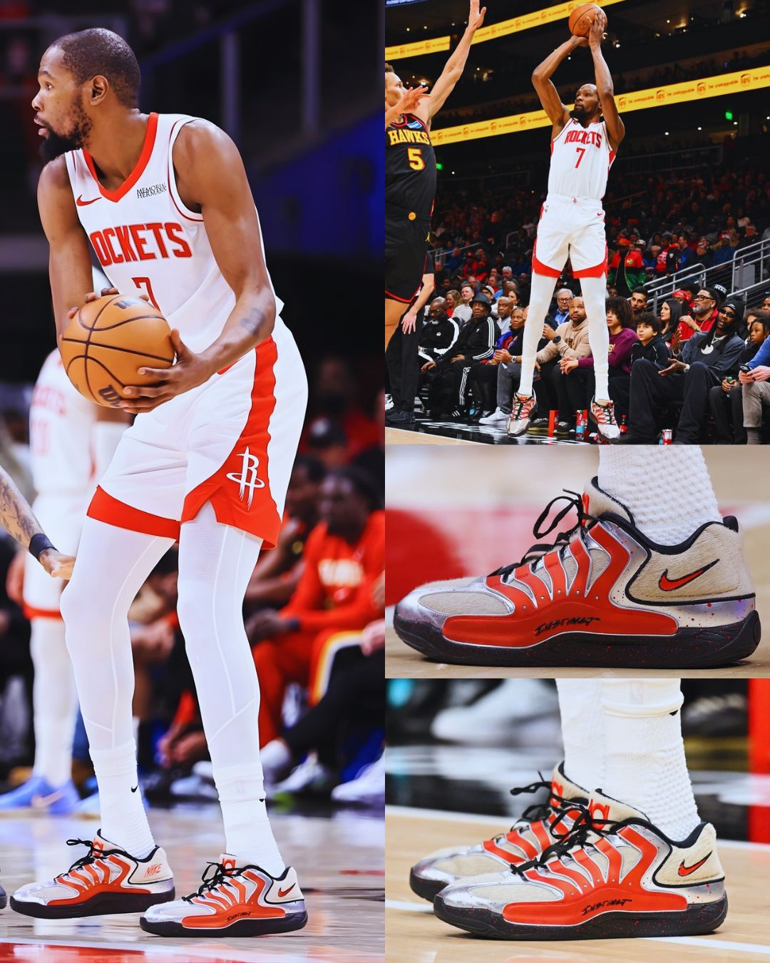 Sharp pair of Nike HARDWORKS by Kevin Durant,in the Red/Black