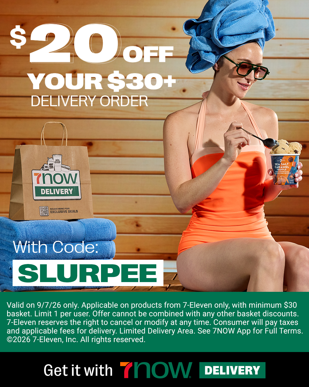 7-Eleven - Make Tax Day a relax day 😎 Kick back and use code