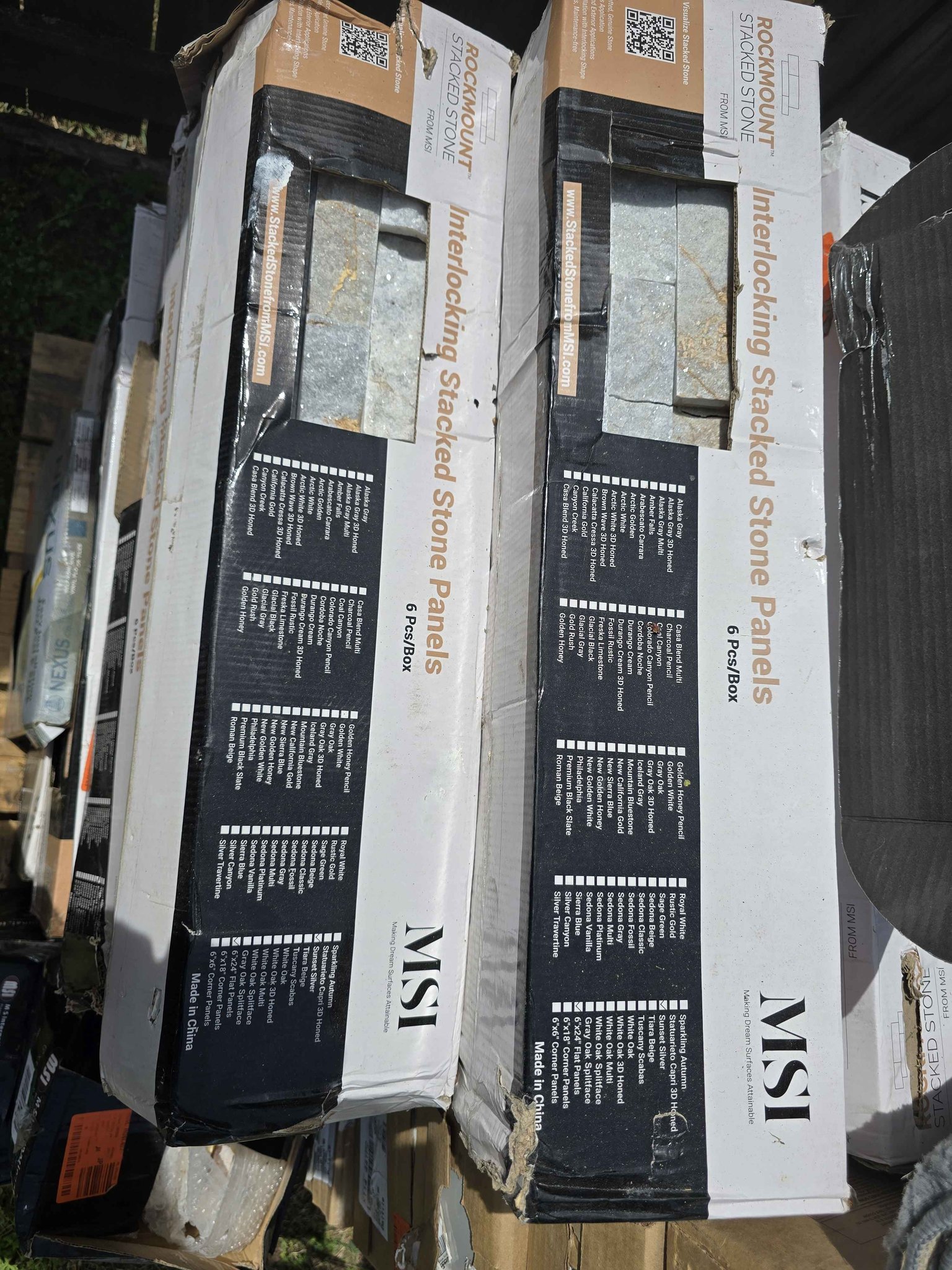 MSI Rockmount Alaska Gray Stacked Stone Panels - Stepping Stones ...