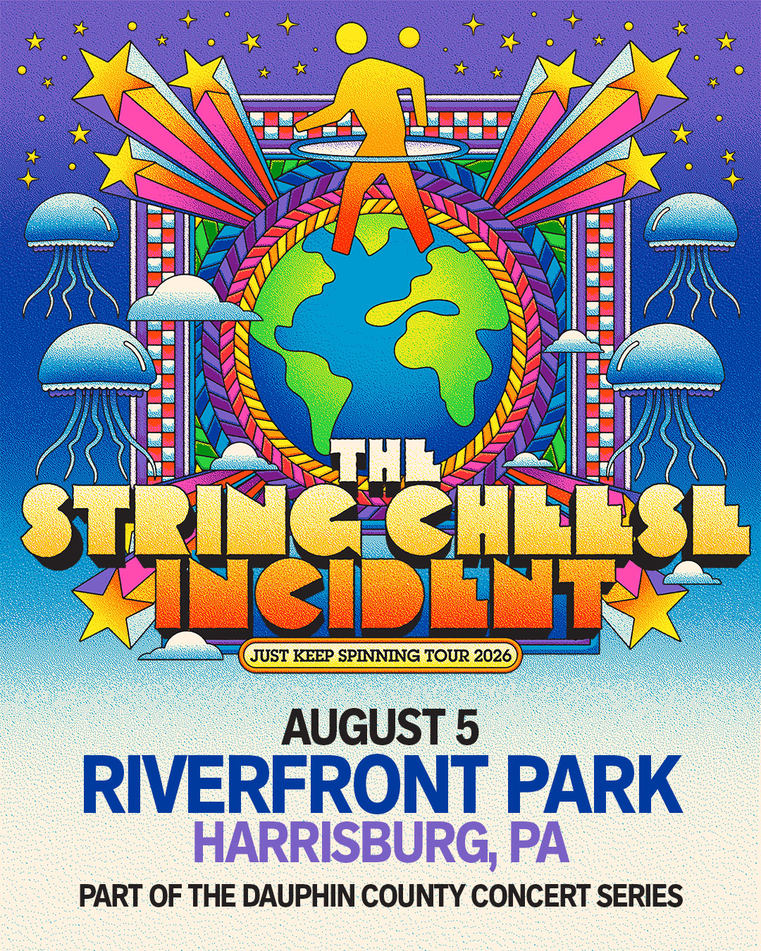 More shows coming to Riverfront Park! The String Cheese Incident