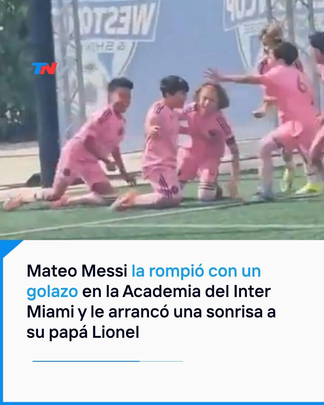 El hijo de Lionel Messi mostró que la... - TN Todo Noticias | Facebook