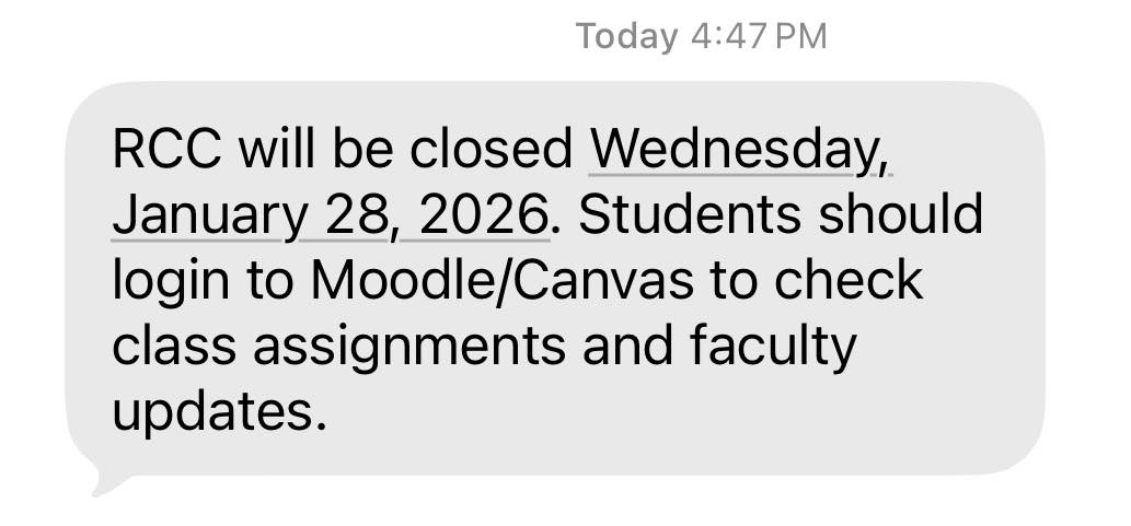 RCC will be closed Wednesday, January... - Rockingham Update | Facebook