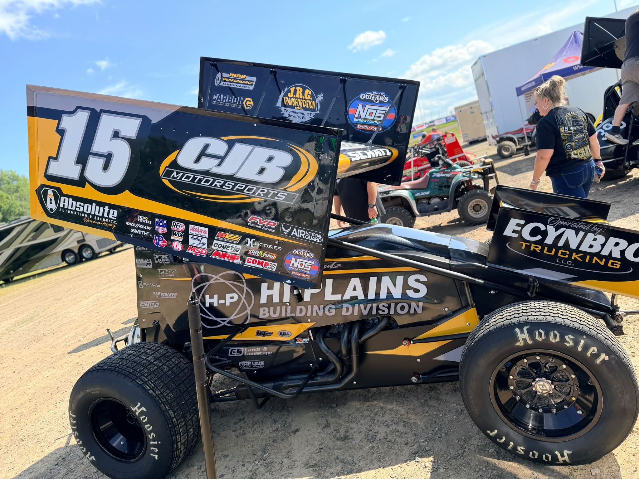 It's Ogilvie Raceway appearance number four for Donny Schatz and