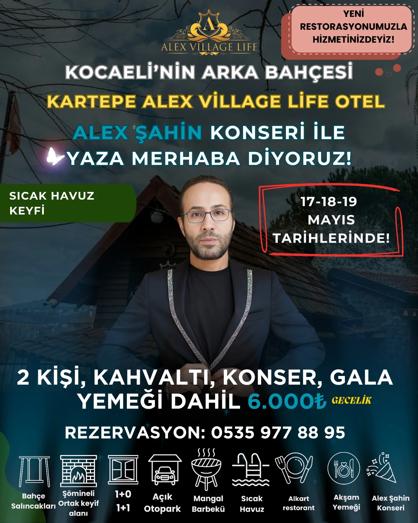 Alex - Yaz mevsimine doğru adım adım yaklaşırken Kartepe Alex Village ...