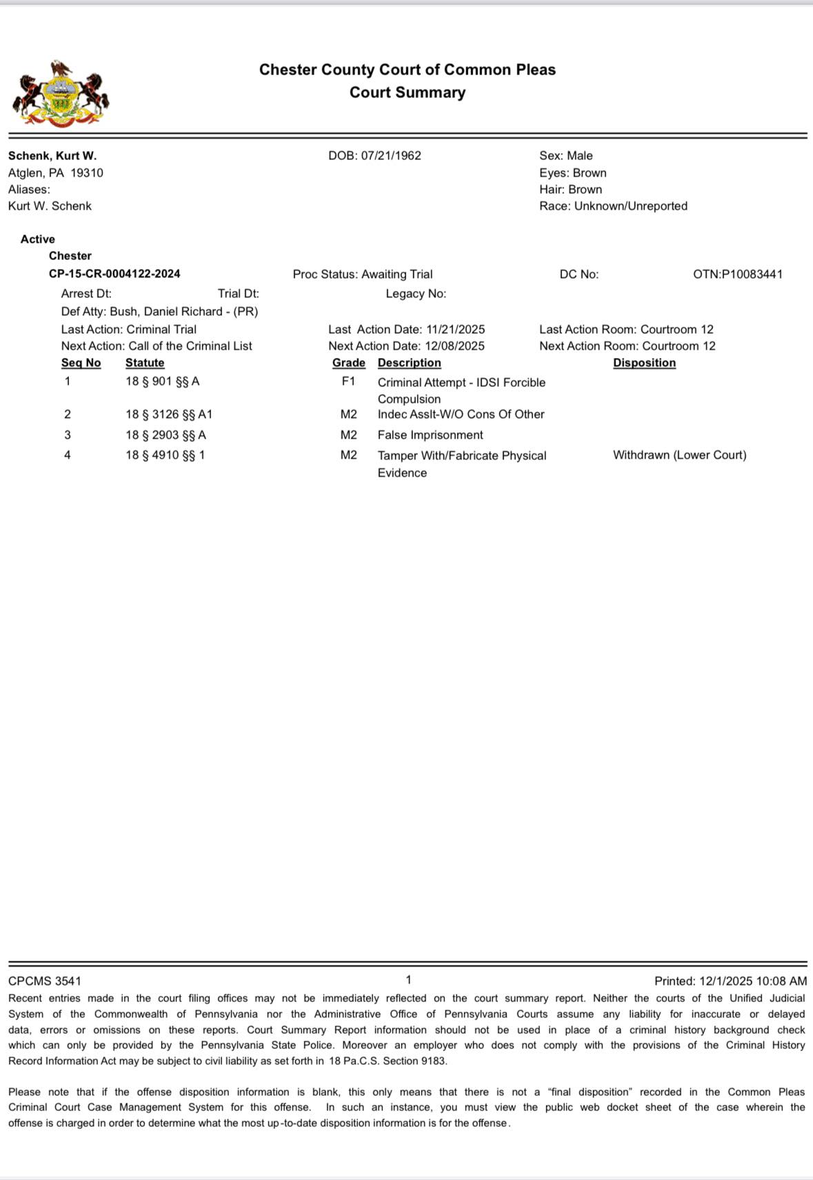 Chester - Then there is the trial of former Coatesville City Council ...
