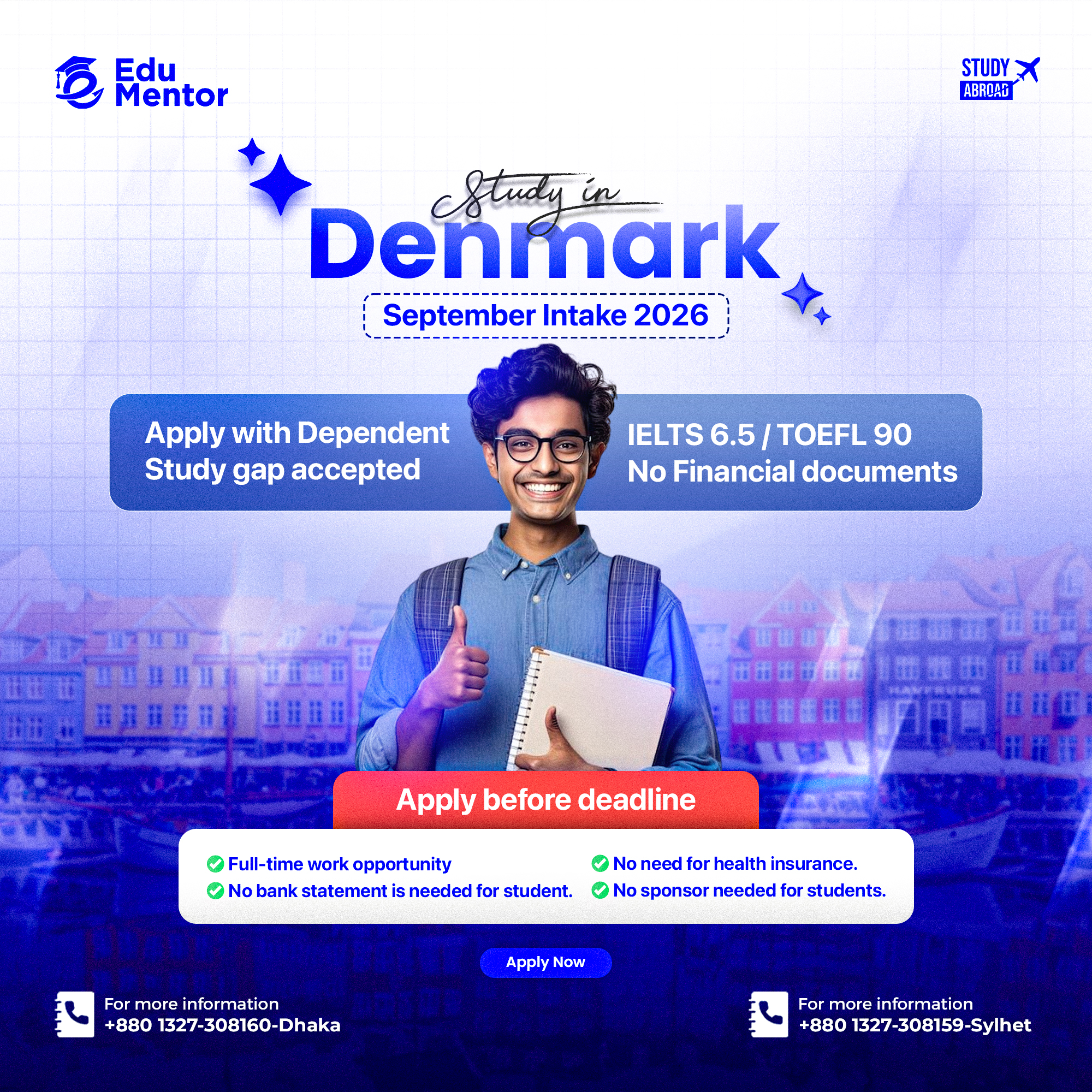 Edu Mentor - 🌍🇩🇰 Dreaming of studying in one of Europe’s... | Facebook
