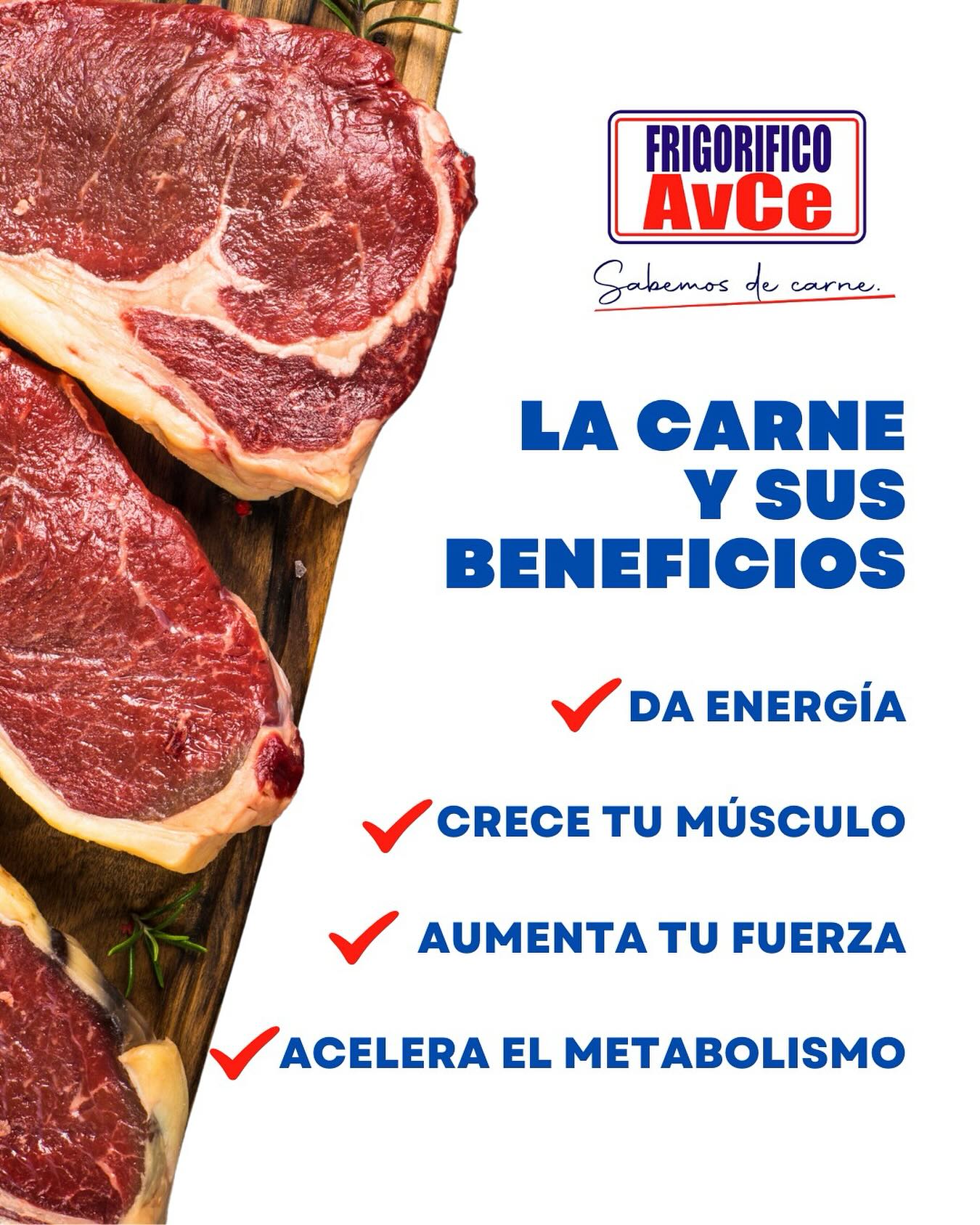 🔥🥩 La carne no solo es sabor… también... - Frigorifico AvCe | Facebook