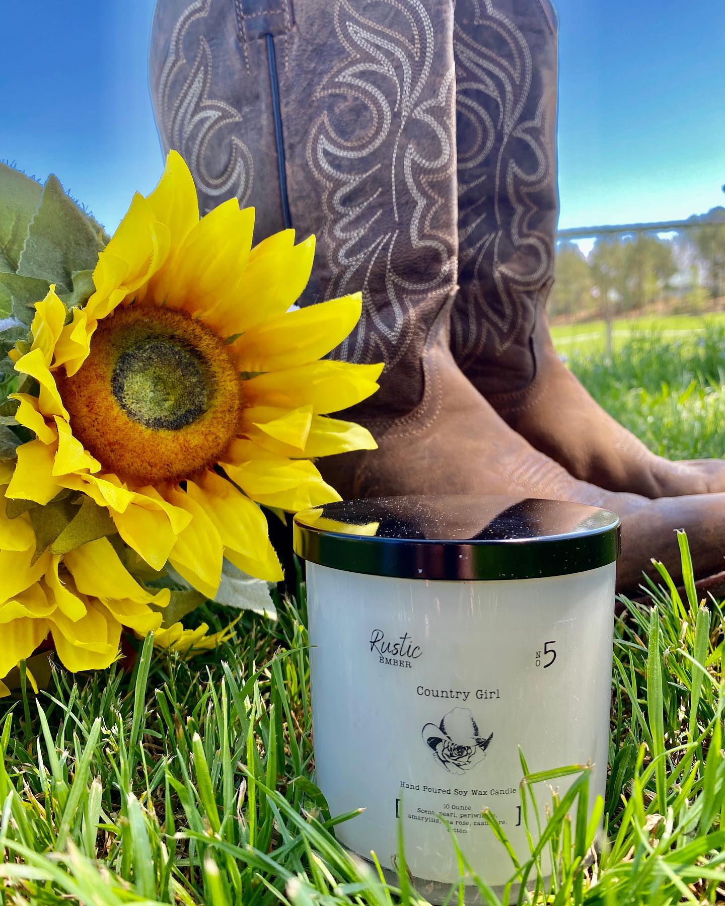 Rustic Ember - Our Country Girl scent is a combination of...