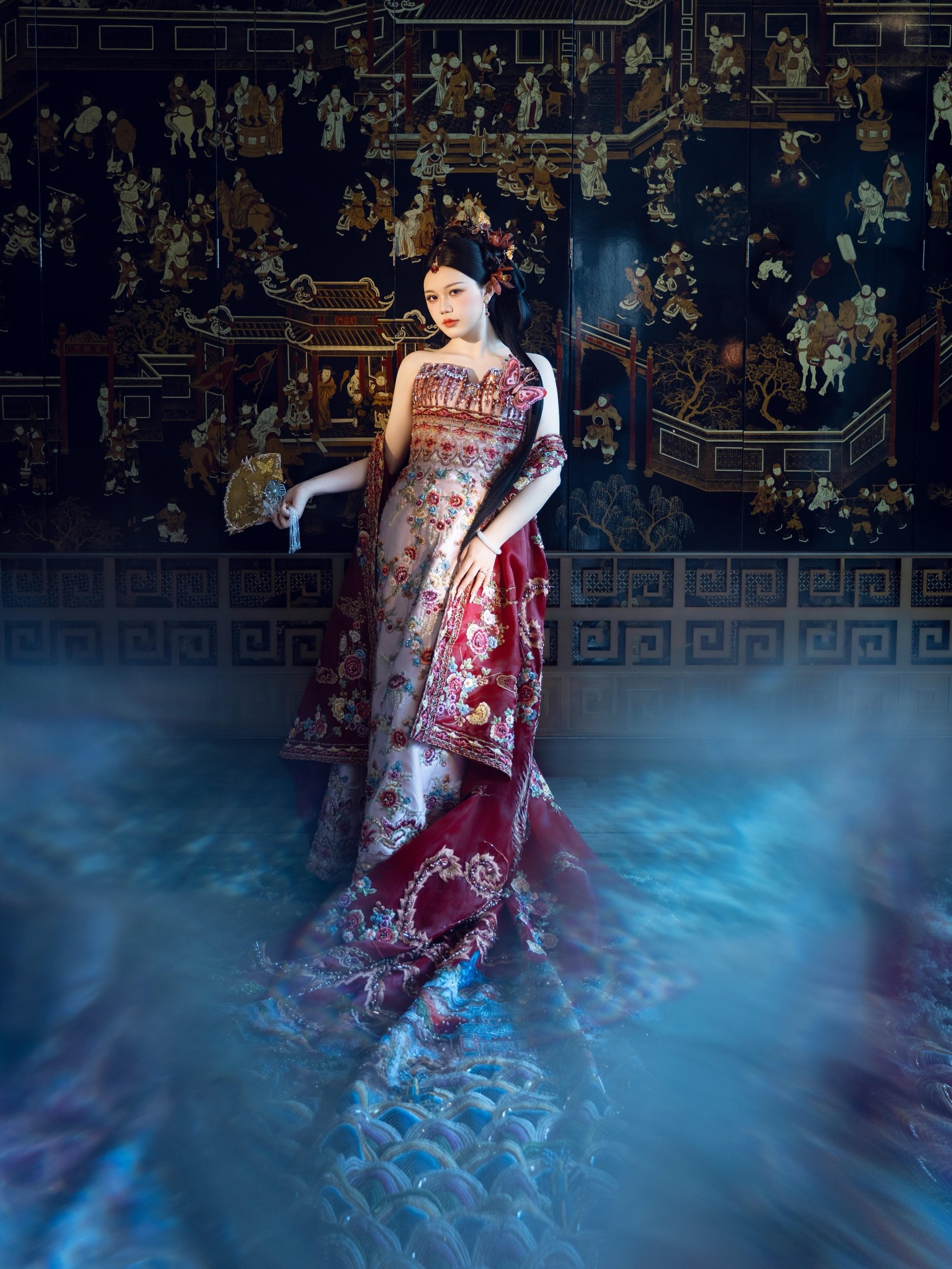 Setting new standards in Chinese wedding attire. GV Couture in China. #GVCouture #ChineseWeddingDress #ModernCheongsam #LuxuryBridal #BespokeCouture