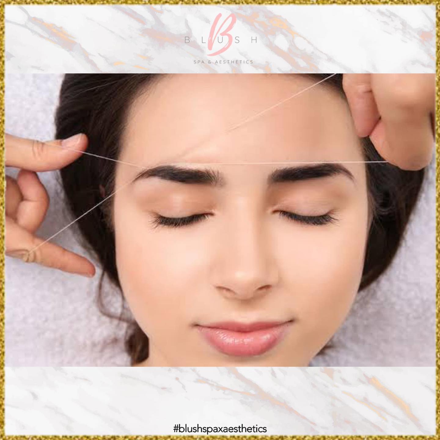 Blush - EYEBROW THREADING is now available at Blush Spa & Aesthetics ...