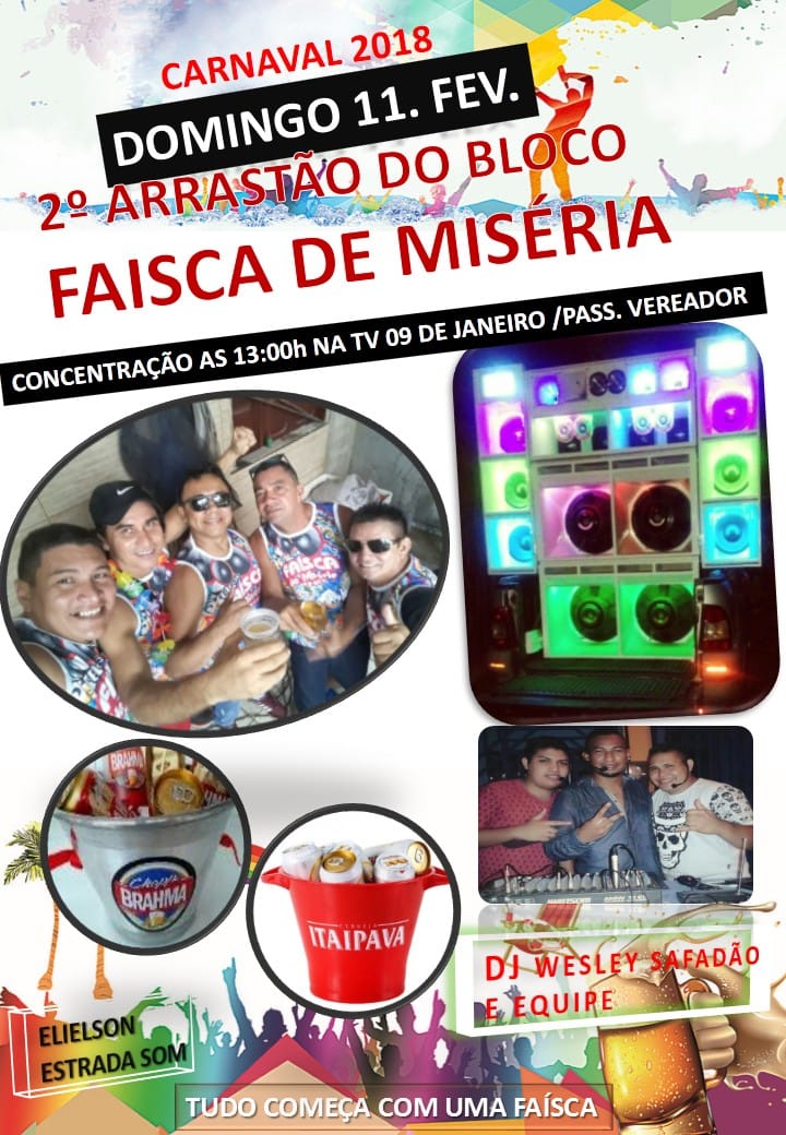 BLOCO Faísca De Miséria - Fluxo de caixa do FENÔMENO FAÍSCA DE MISÉRIA ...