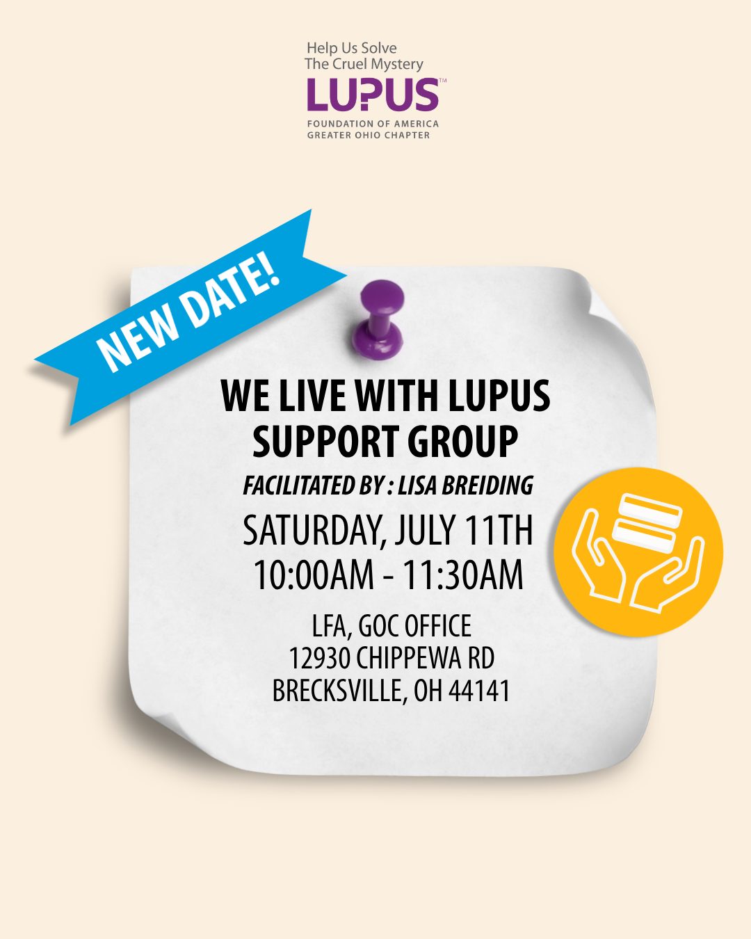 Lupus - Join us this Saturday, July 11, from 10:00–11:30 AM for a
