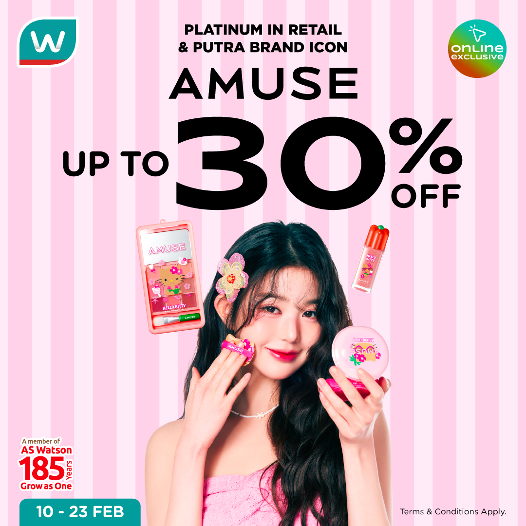 Watsons - [ONLINE EXCLUSIVE | AMUSE] Your Amuse favourites... | Facebook