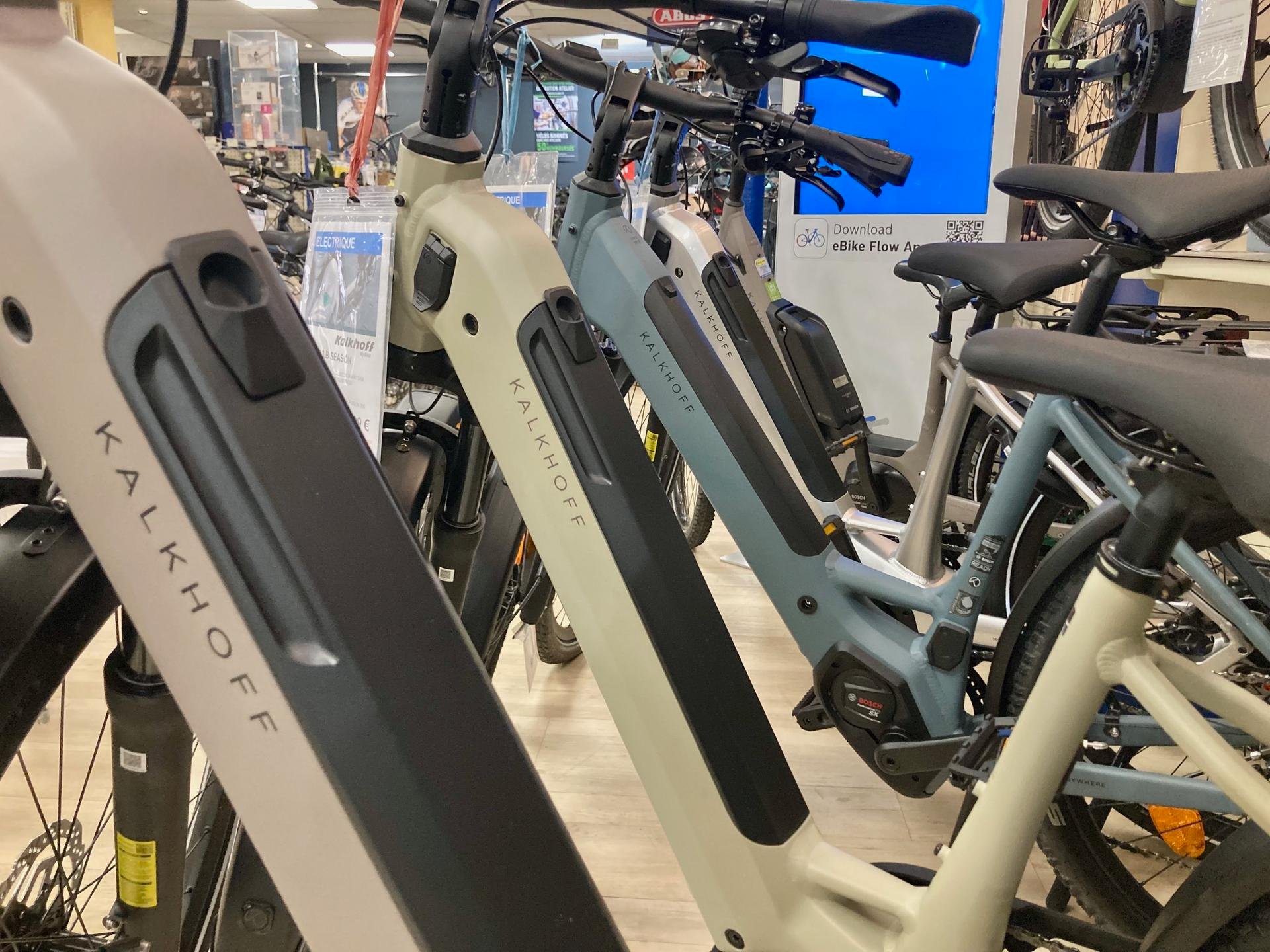 Vélo électrique KALKHOFF Endeavour - Vélo De Ville En Aluminium Gris - Occasion En Bon état