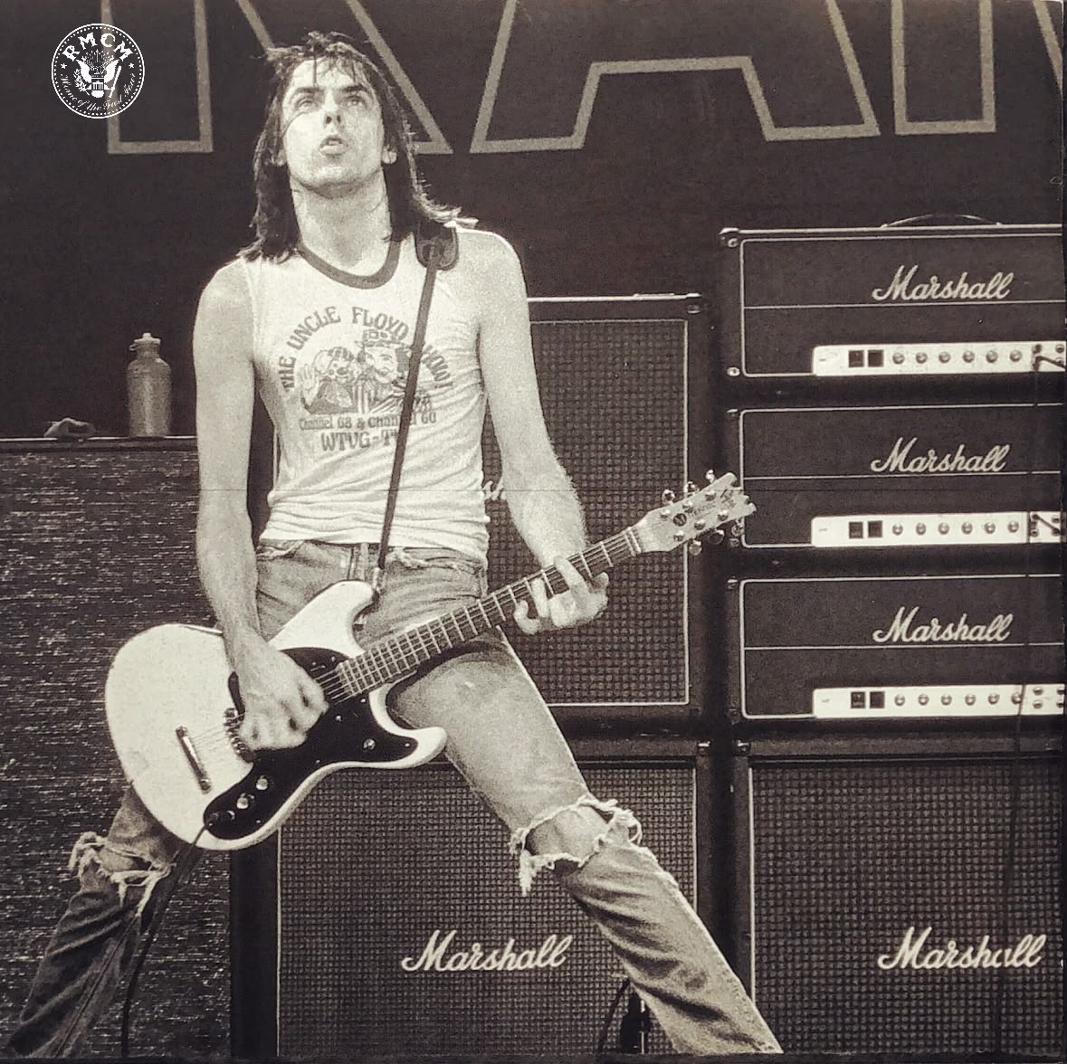 RAMONES - Johnny Ramone, 1995. Here's Johnny with his 1958 Ford