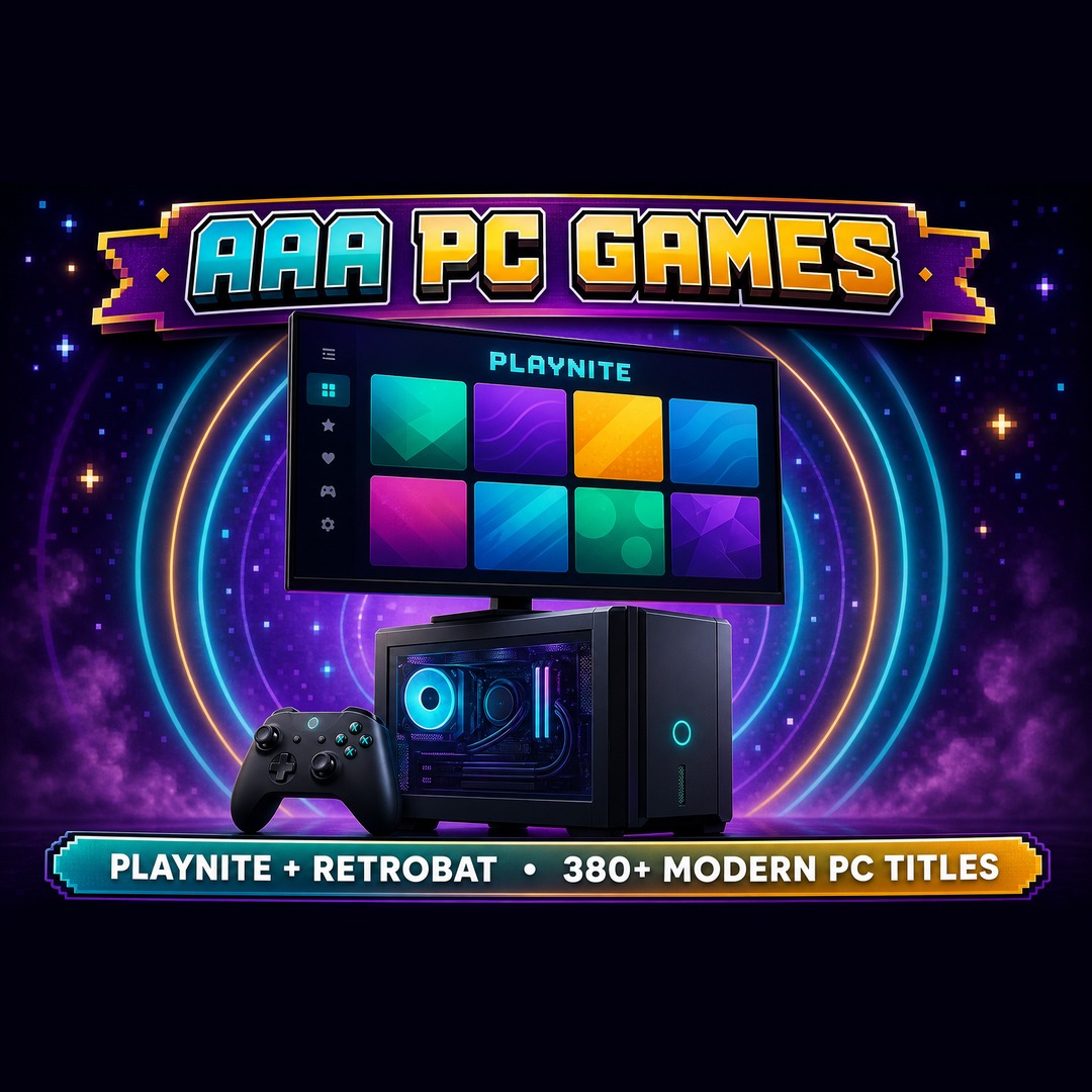 12TB AAA PC games with Retrobat and Playnite