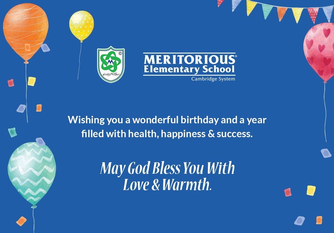 Happy Birthday to this... - Meritorious International School