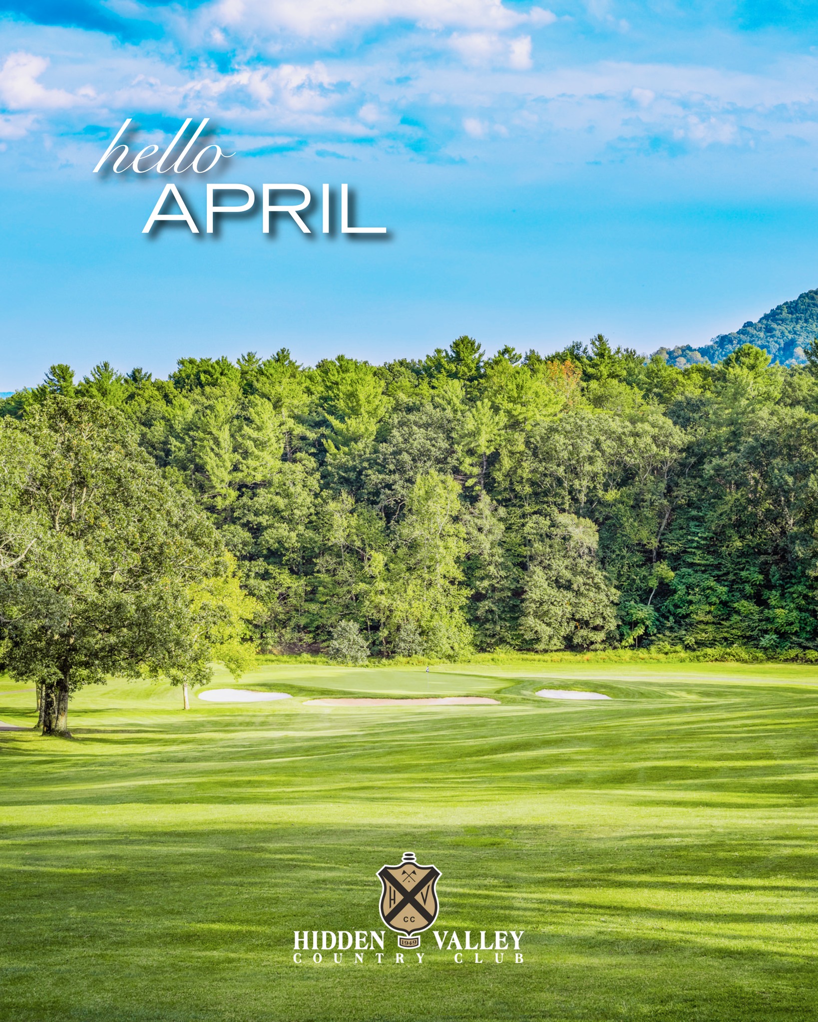 Hidden - Hello, April! ⛳🌸 We’re swinging into a new month with sunshine ...