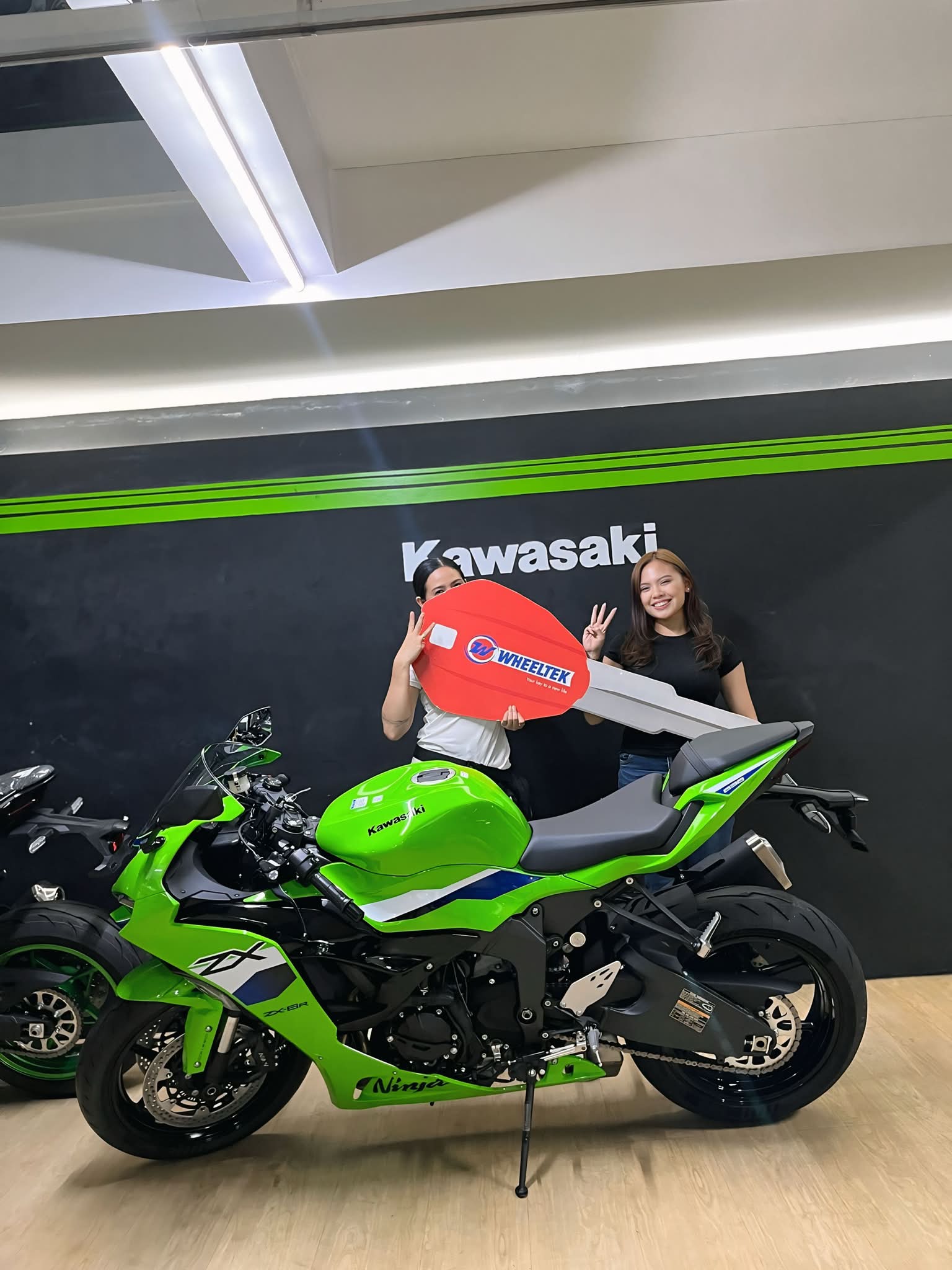 Congratulations‼️🎉🎊 Ms. Anonymous on your Brand New Kawasaki